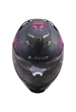 LS2 LS2 FF818 Storm III Burst matt zwart / roze