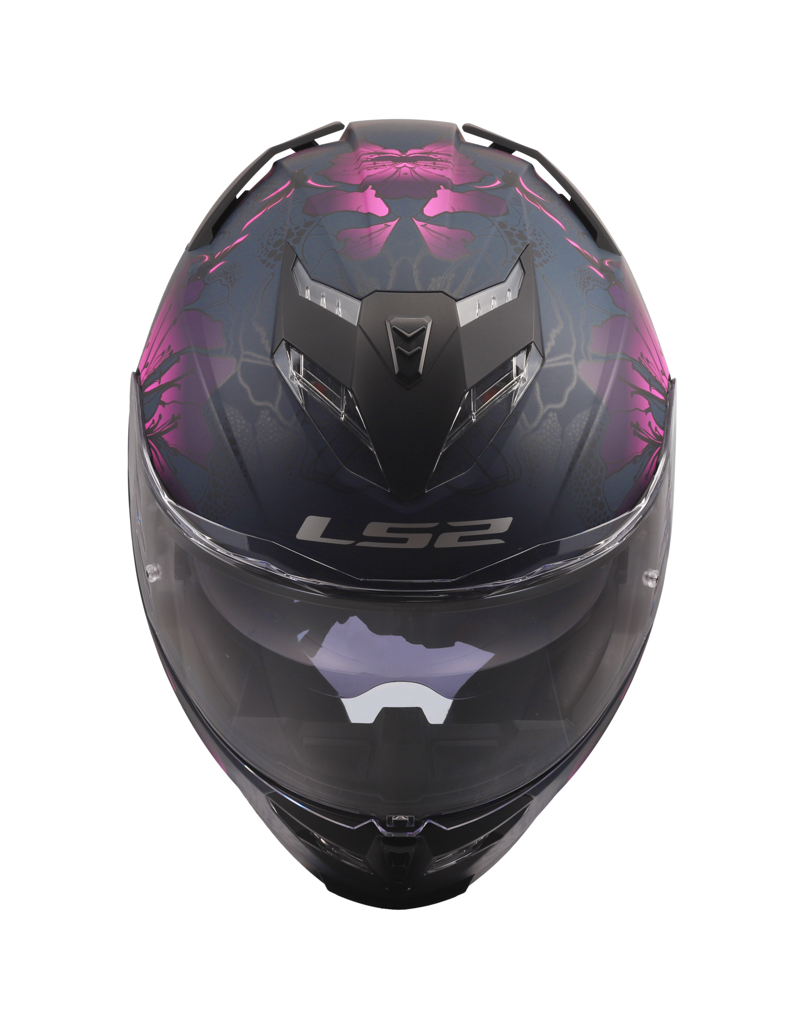 LS2 LS2 FF818 Storm III Burst matt zwart / roze