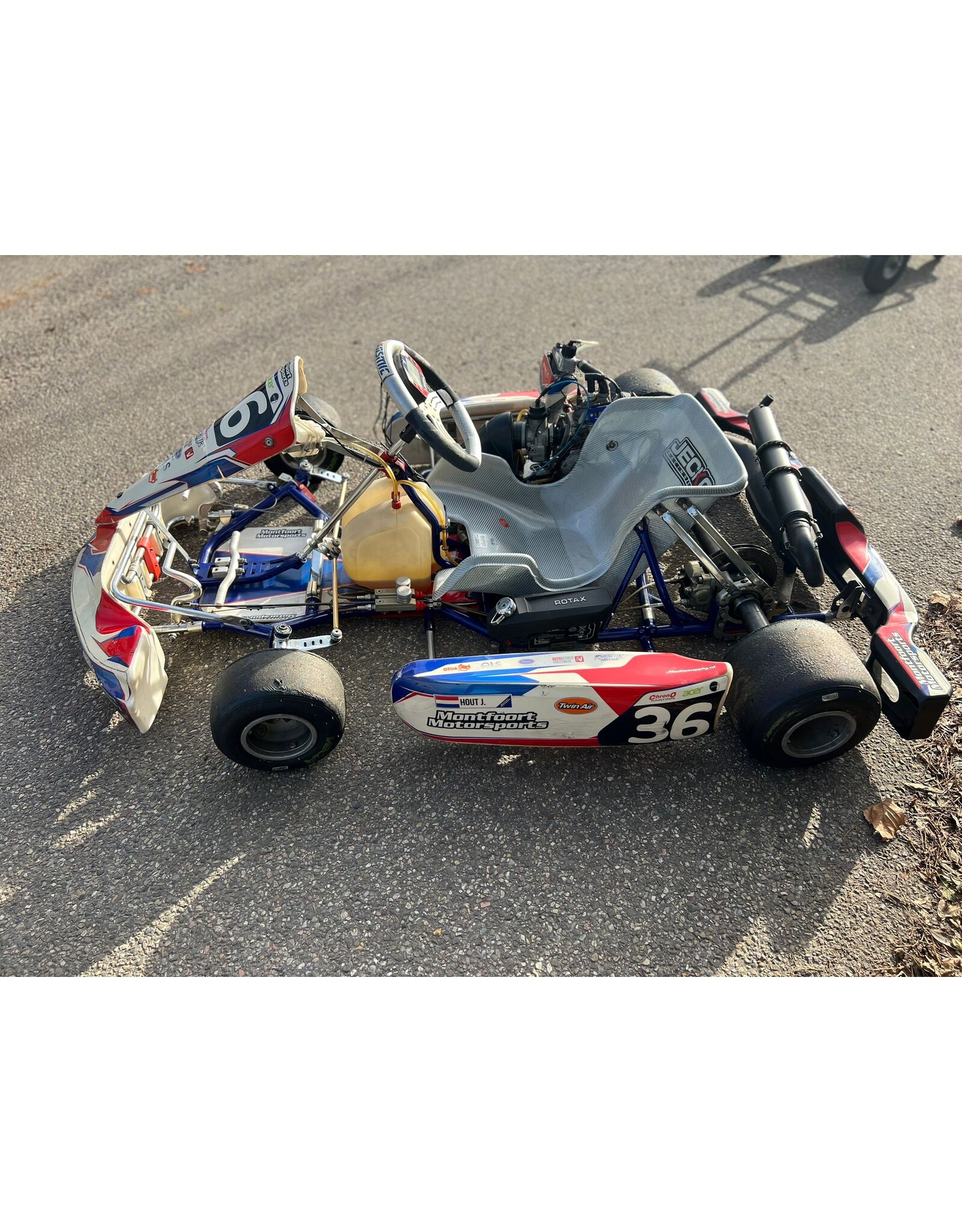 Gebruikt OTK Kosmic Met Rotax Senior EVO 1 en Mychron Laptimer