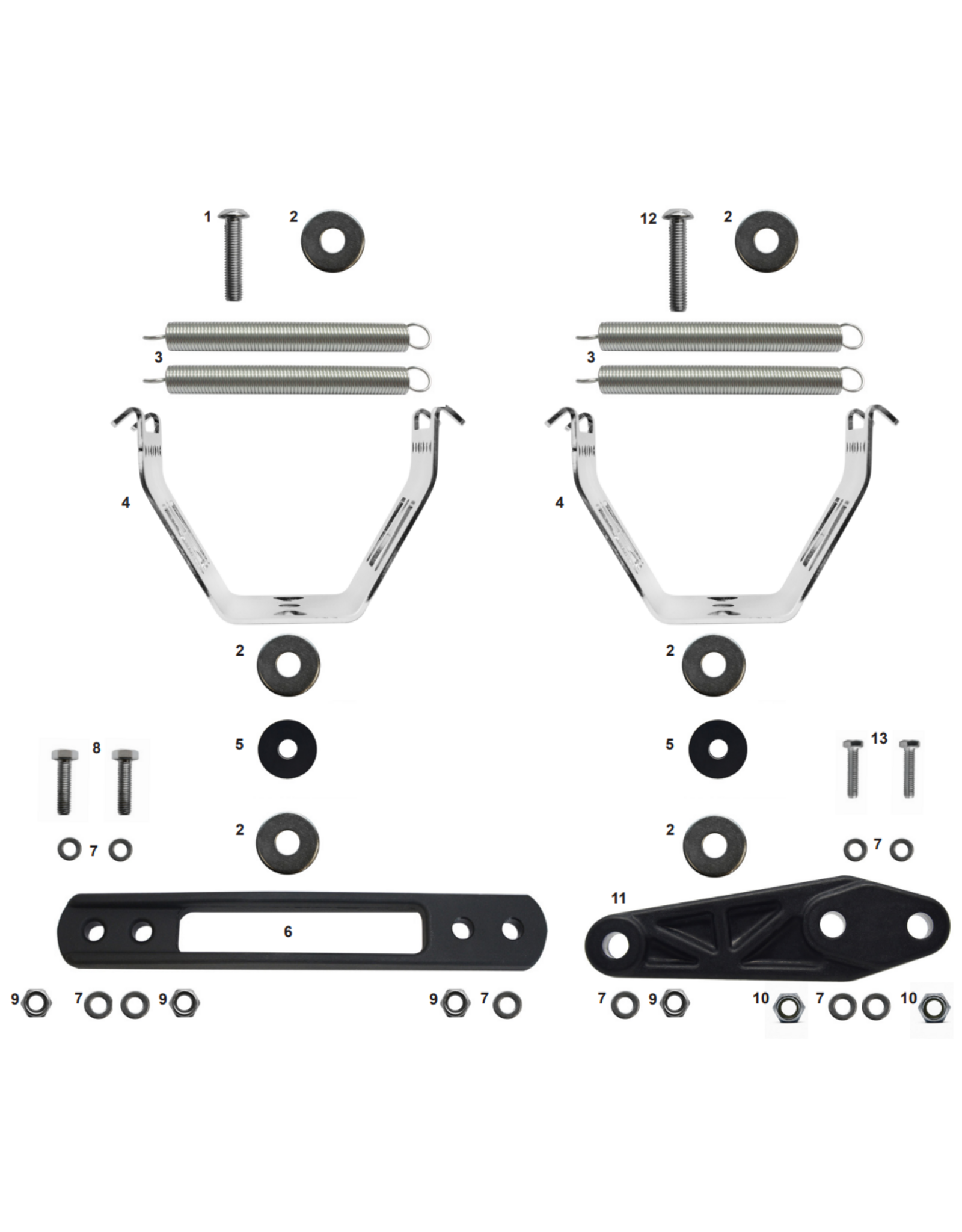 CRG CRG Exhaust mounting kit KZ Complete