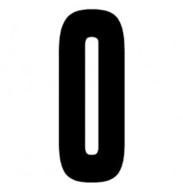 CRG CRG Race number sticker matt black (choose in menu)