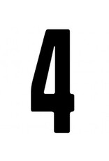 CRG CRG Race number sticker matt black (choose in menu)