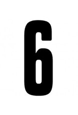 CRG CRG Race number sticker matt black (choose in menu)