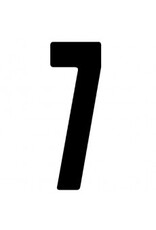 CRG CRG Plakcijfer zwart matt (kies de juiste in het keuze menu)