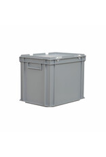 Righetti Ridolfi RR Plastic stackable Container Stackable Box with Lid H.41.5 cm