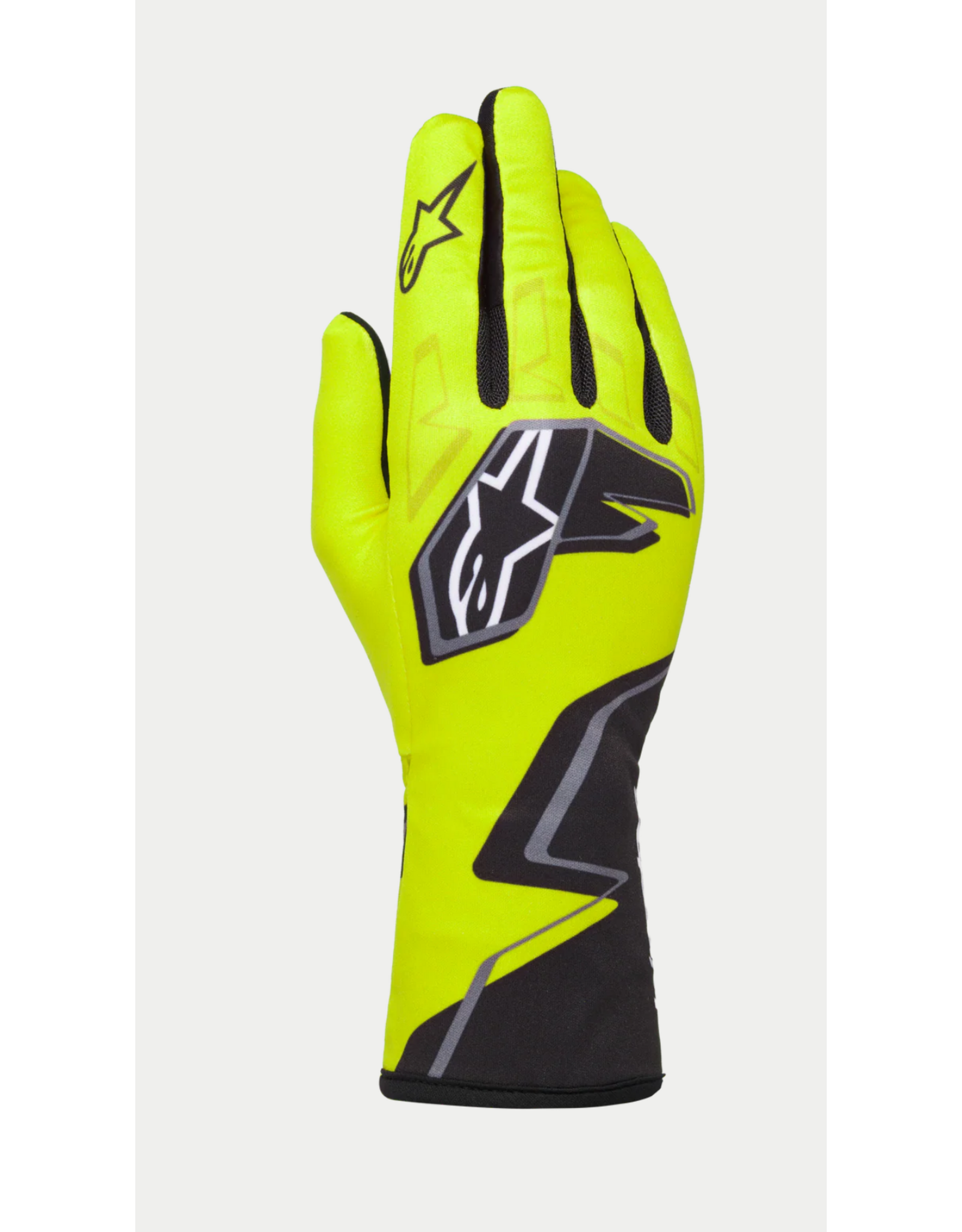 Alpinestars Alpinestars Karthandschoen K-Race Graphic 1 Zwart / Fluor Geel