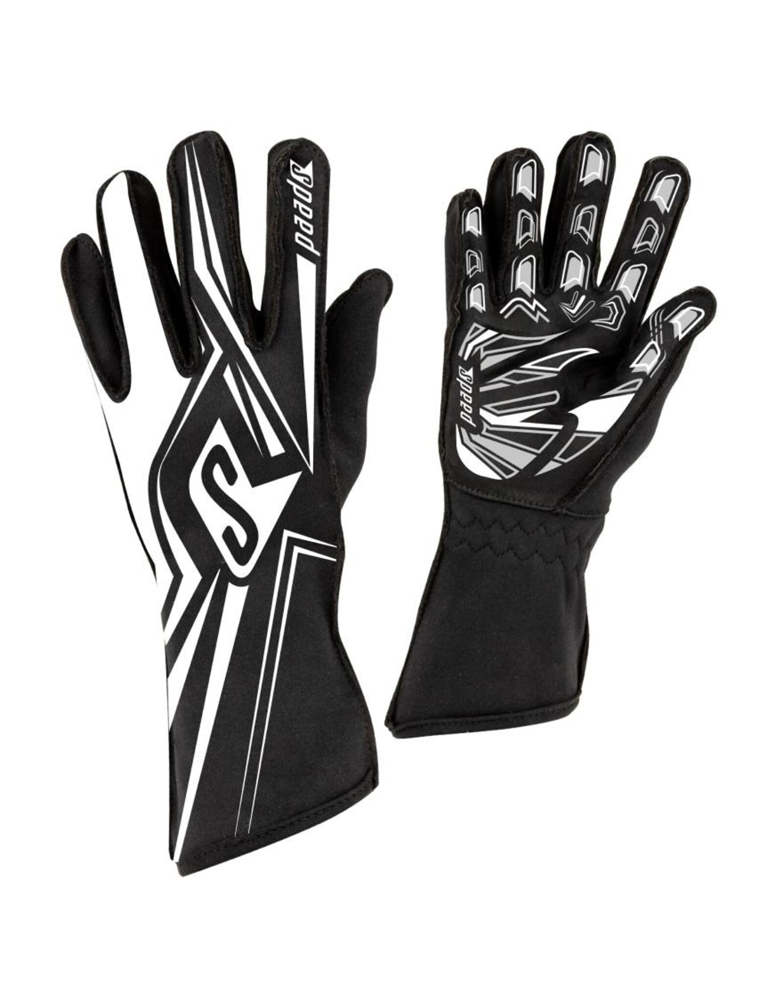 Speed Racewear Speed handschoenen Melbourne 2.0 Zwart / Wit