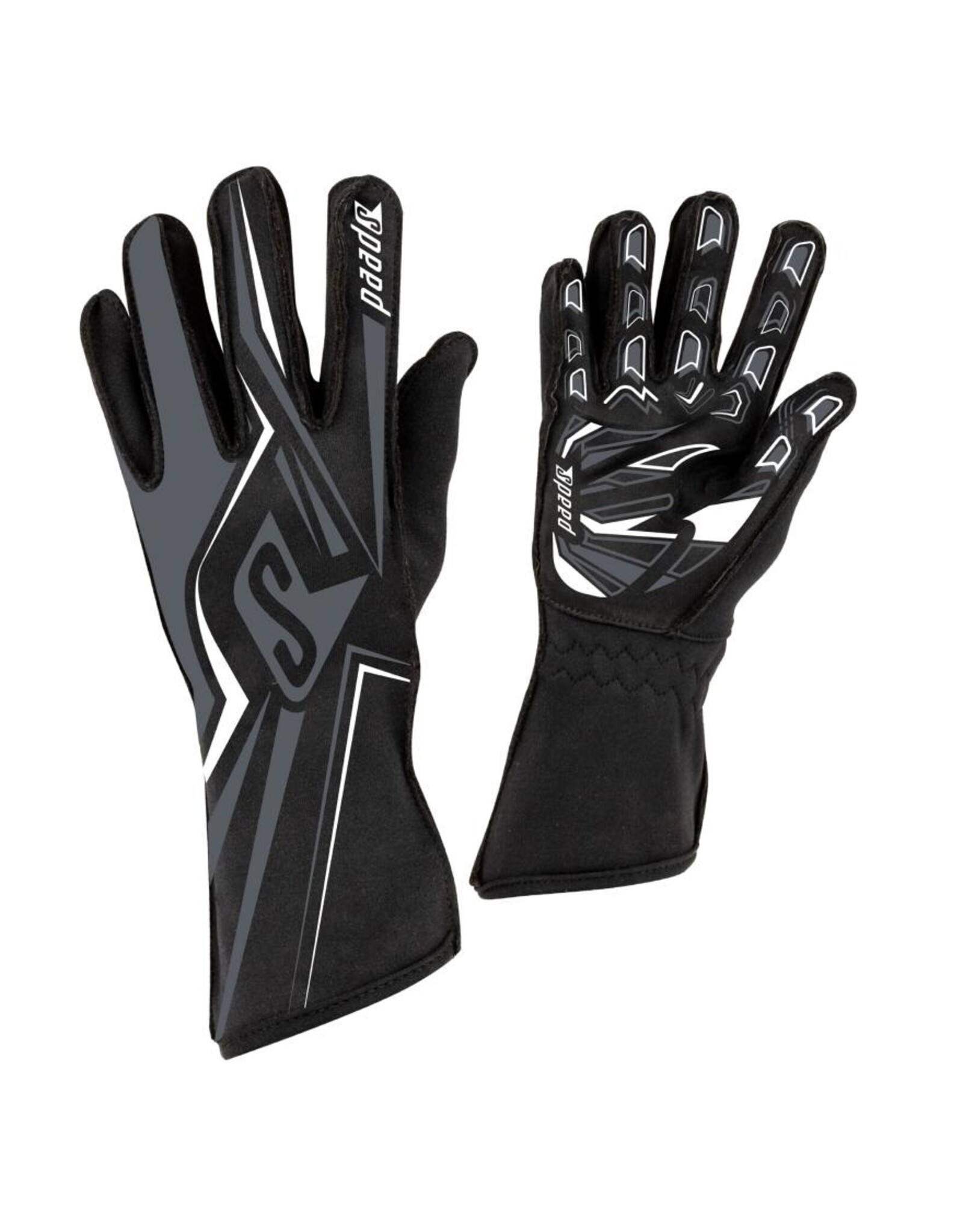 Speed Racewear Speed handschoenen Melbourne 2.0 Zwart / Grijs