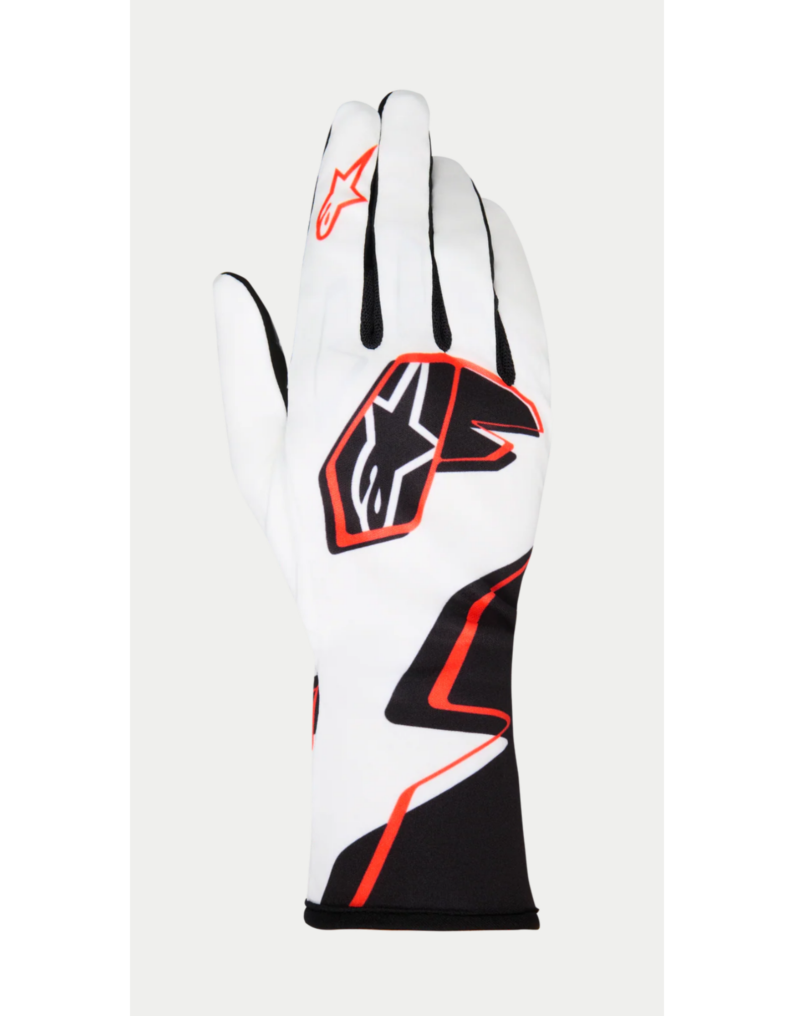 Alpinestars Alpinestars Karthandschoen K-Race Graphic 1 Wit / Zwart /  Hot Oranje