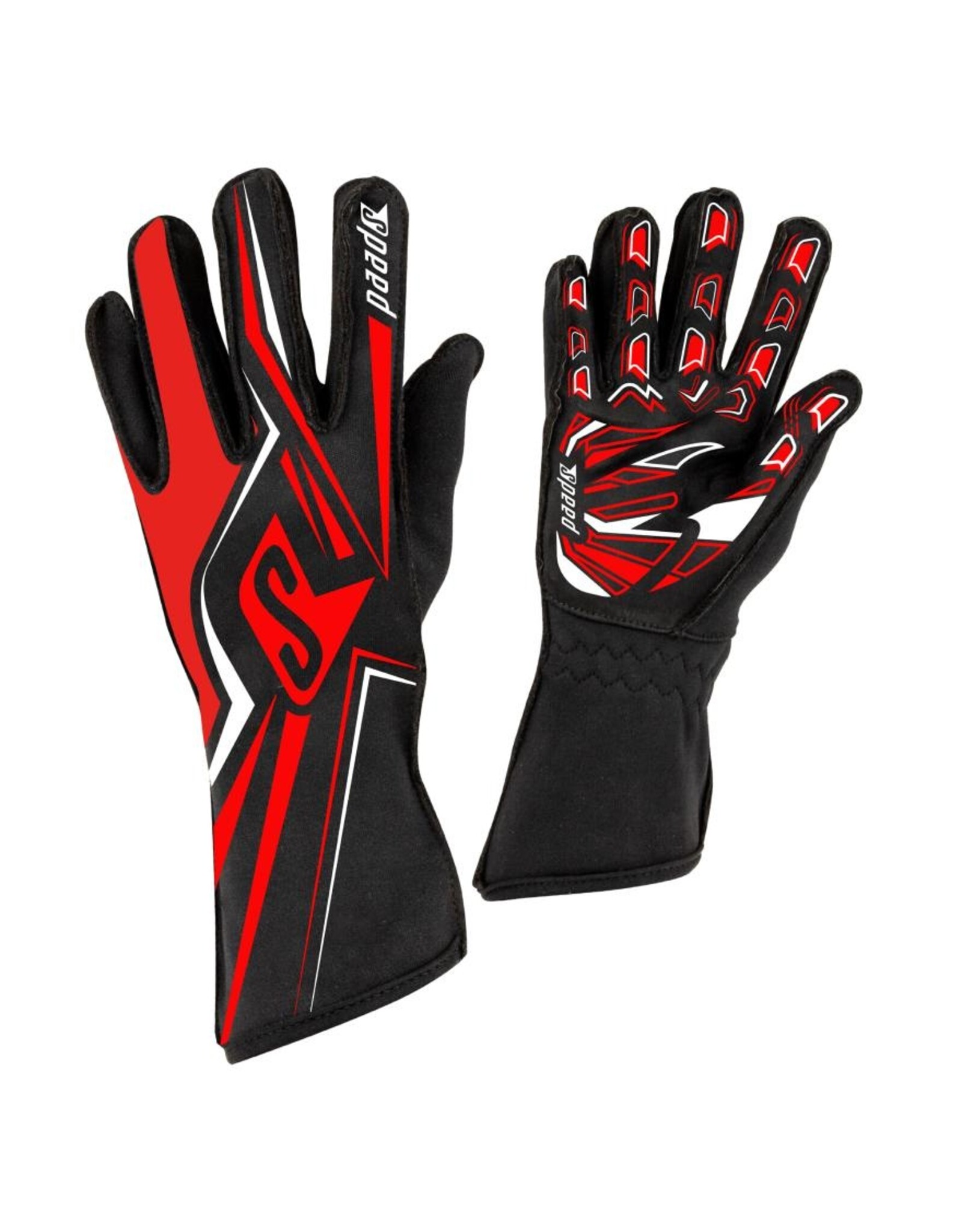 Speed Racewear Speed gloves Melbourne 2.0 Black / Red
