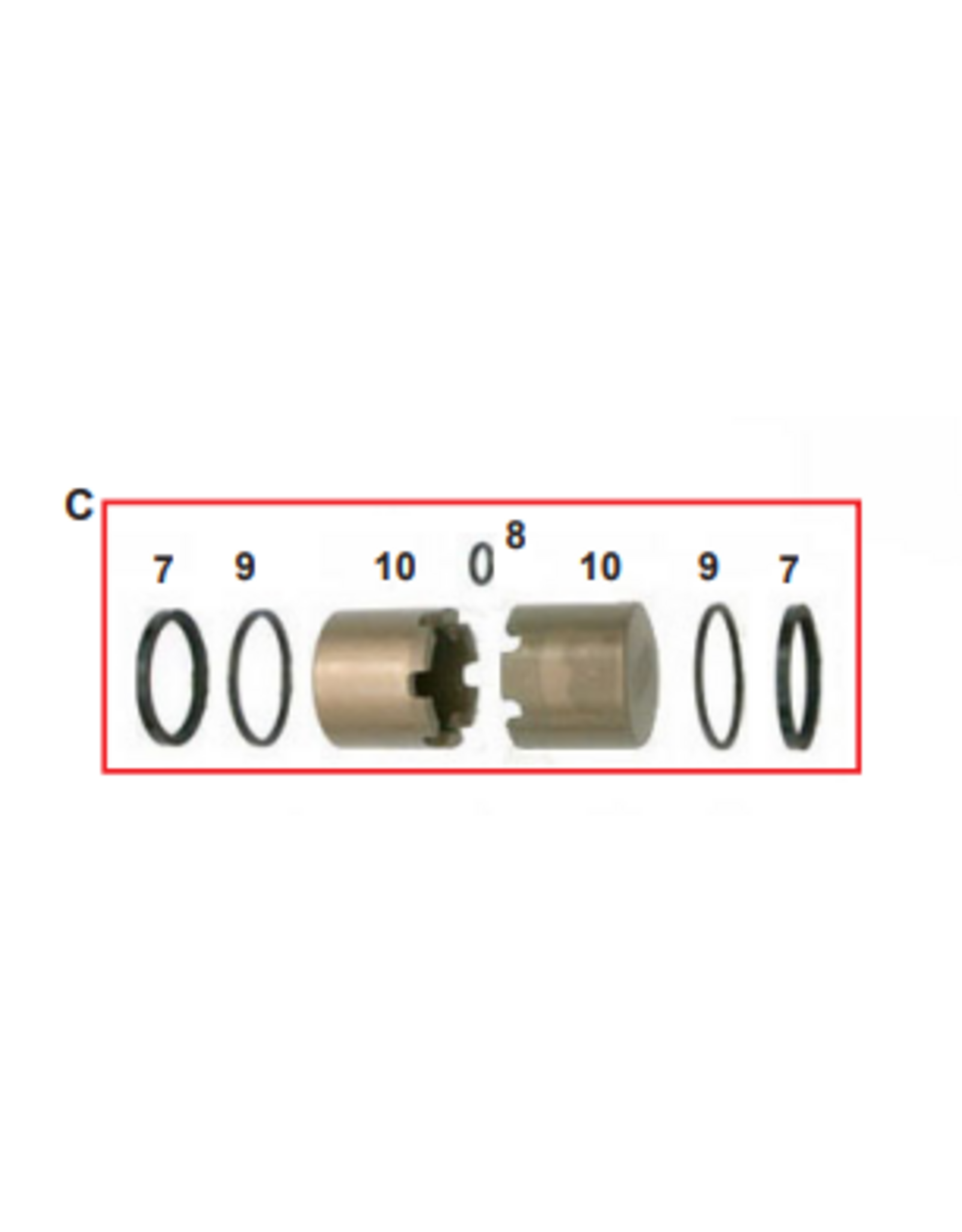 CRG CRG Rear brake caliper piston V11 OK/OKJ/KZ