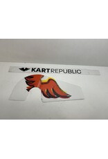 Kart Republic chain guard sticker