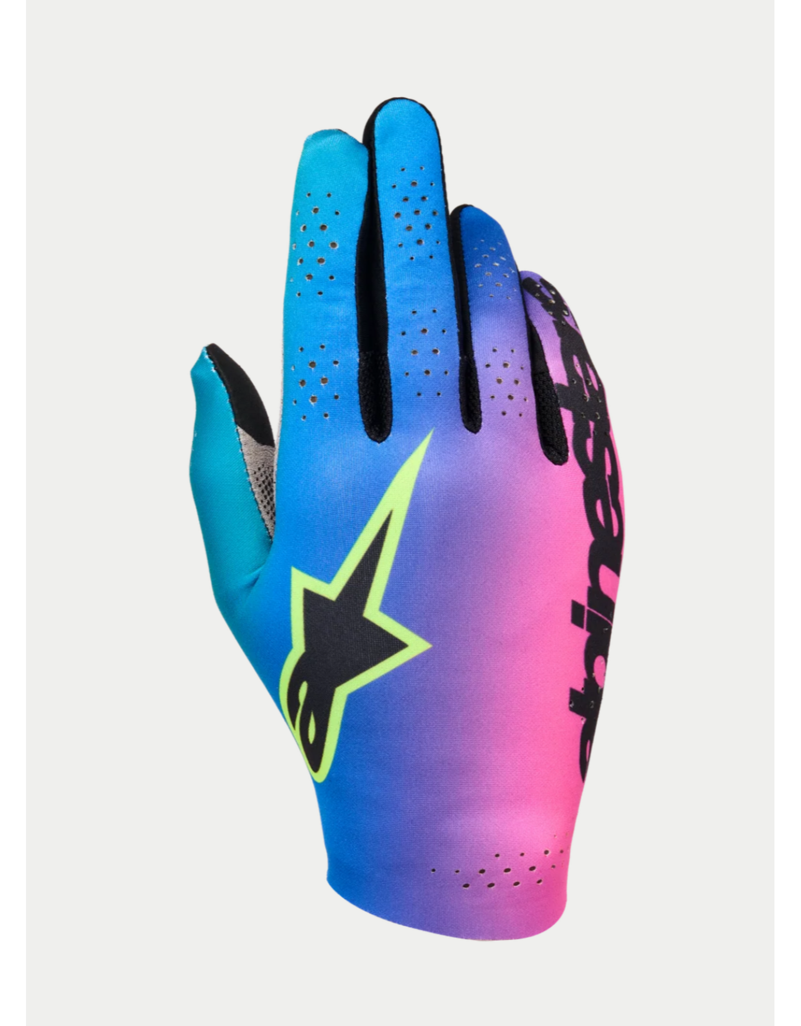 Alpinestars Alpinestars Sim racing handschoenen Graphic 2 Cyaan / Roze / Fluo geel