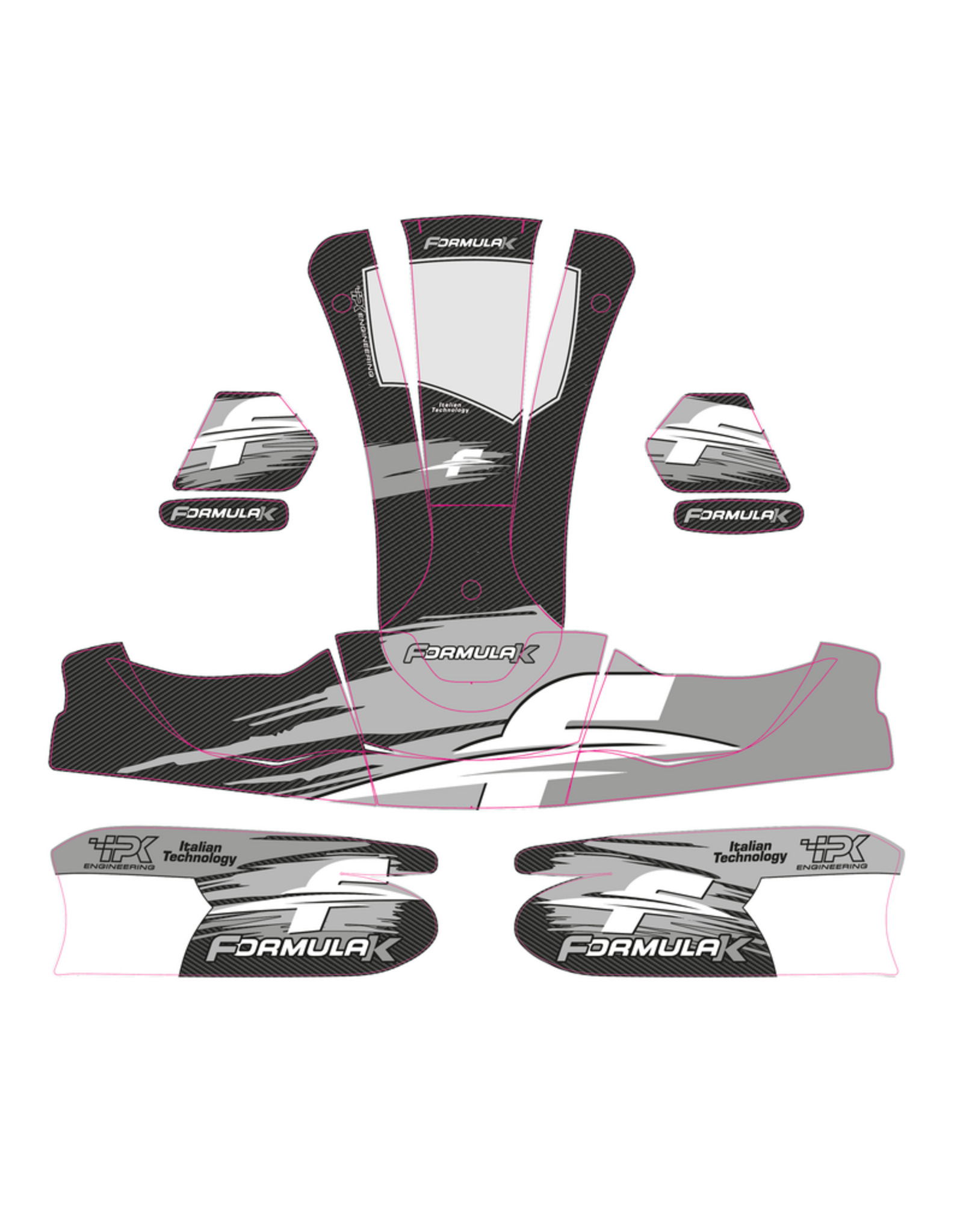 Formula K Formula K stickerkit KG 507 Dark Edition