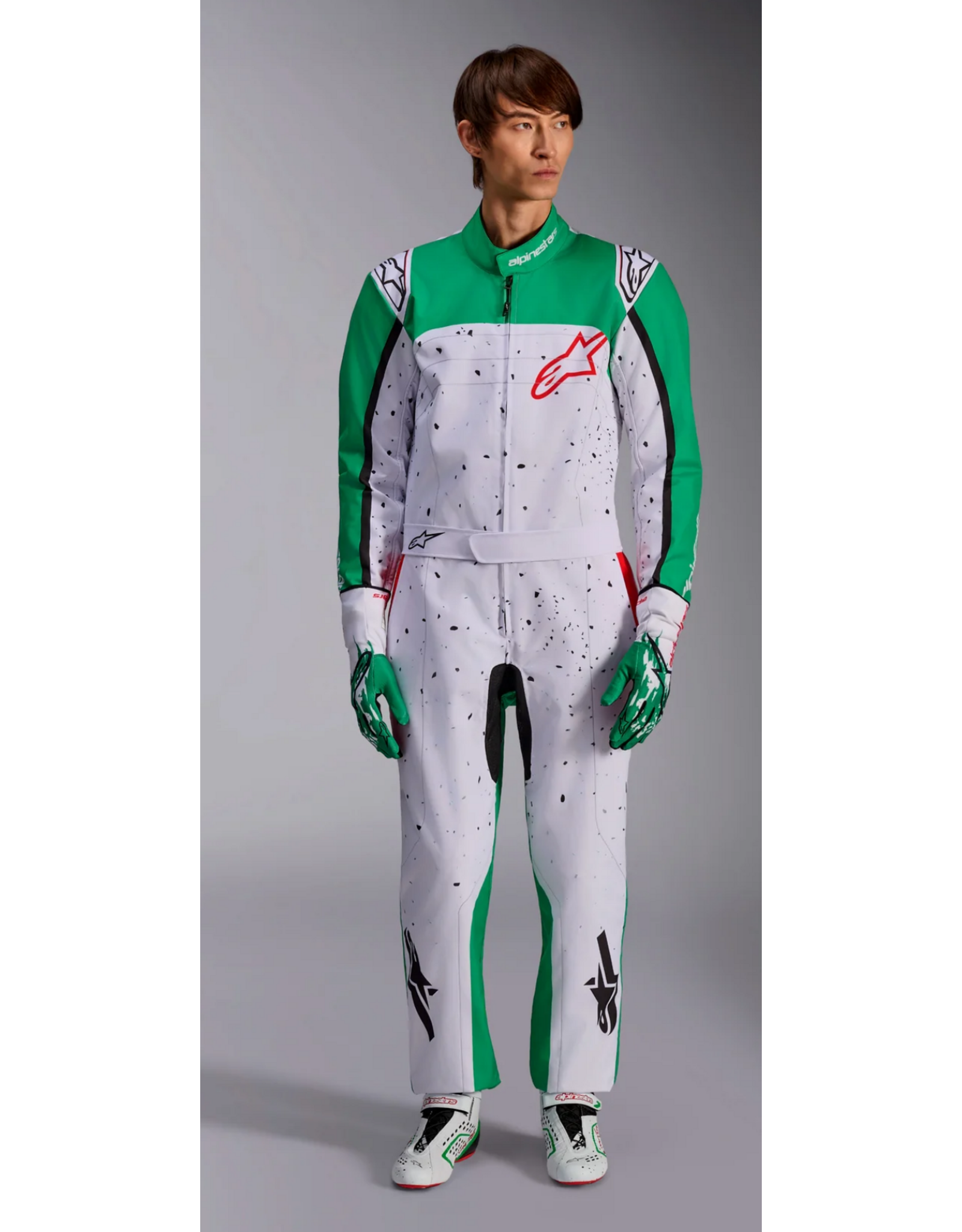 Alpinestars Alpinestars KMX-9 V3 Graphic 6 Wit / groen / rood