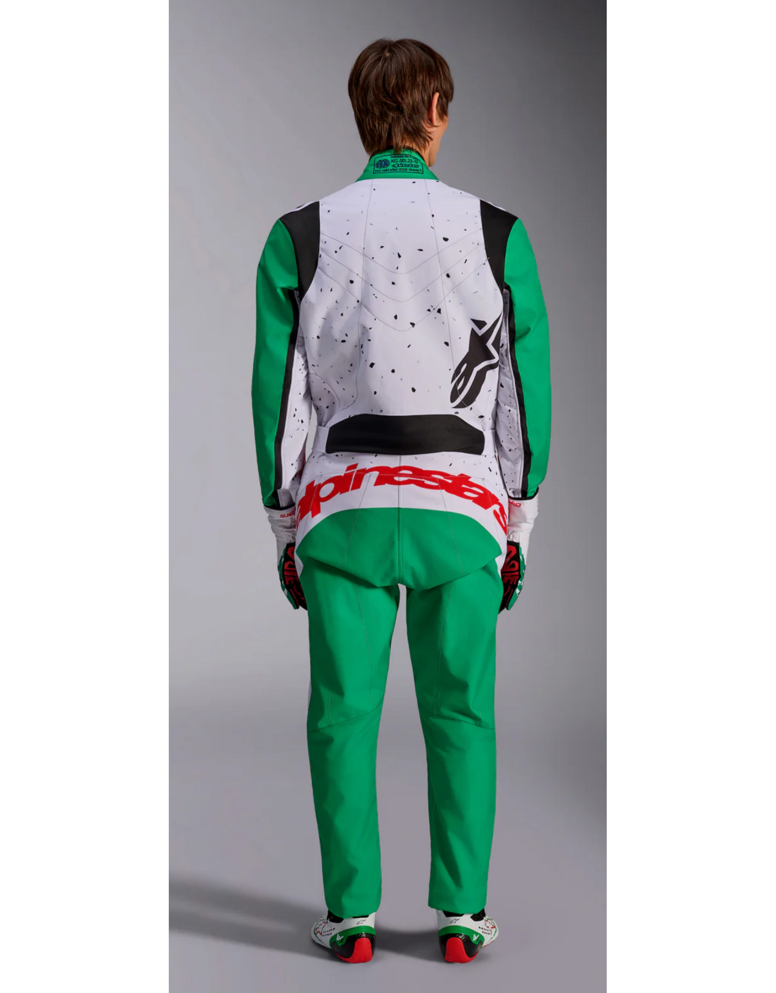 Alpinestars Alpinestars KMX-9 V3 Graphic 6 Wit / groen / rood