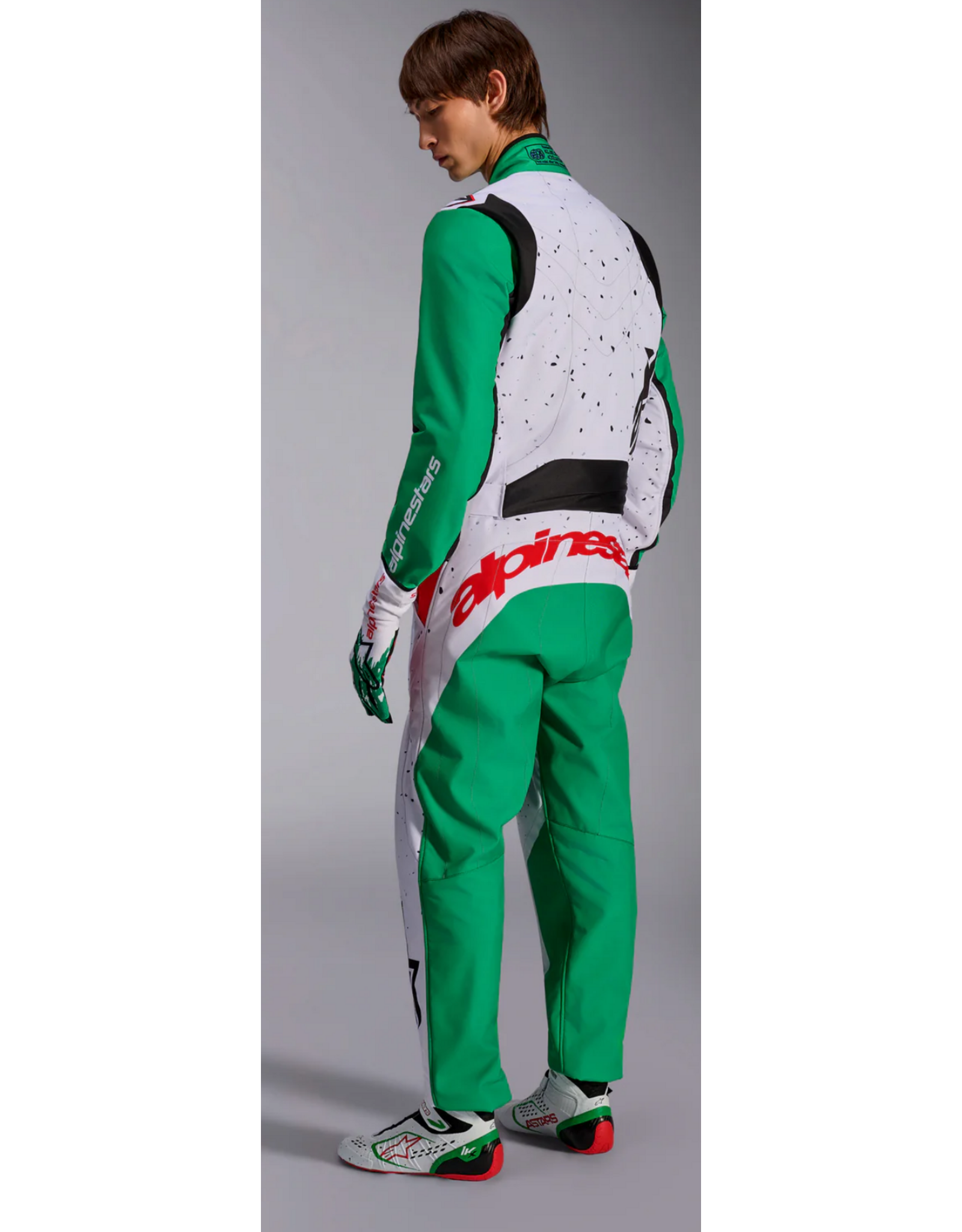 Alpinestars Alpinestars KMX-9 V3 Graphic 6 white / green / red