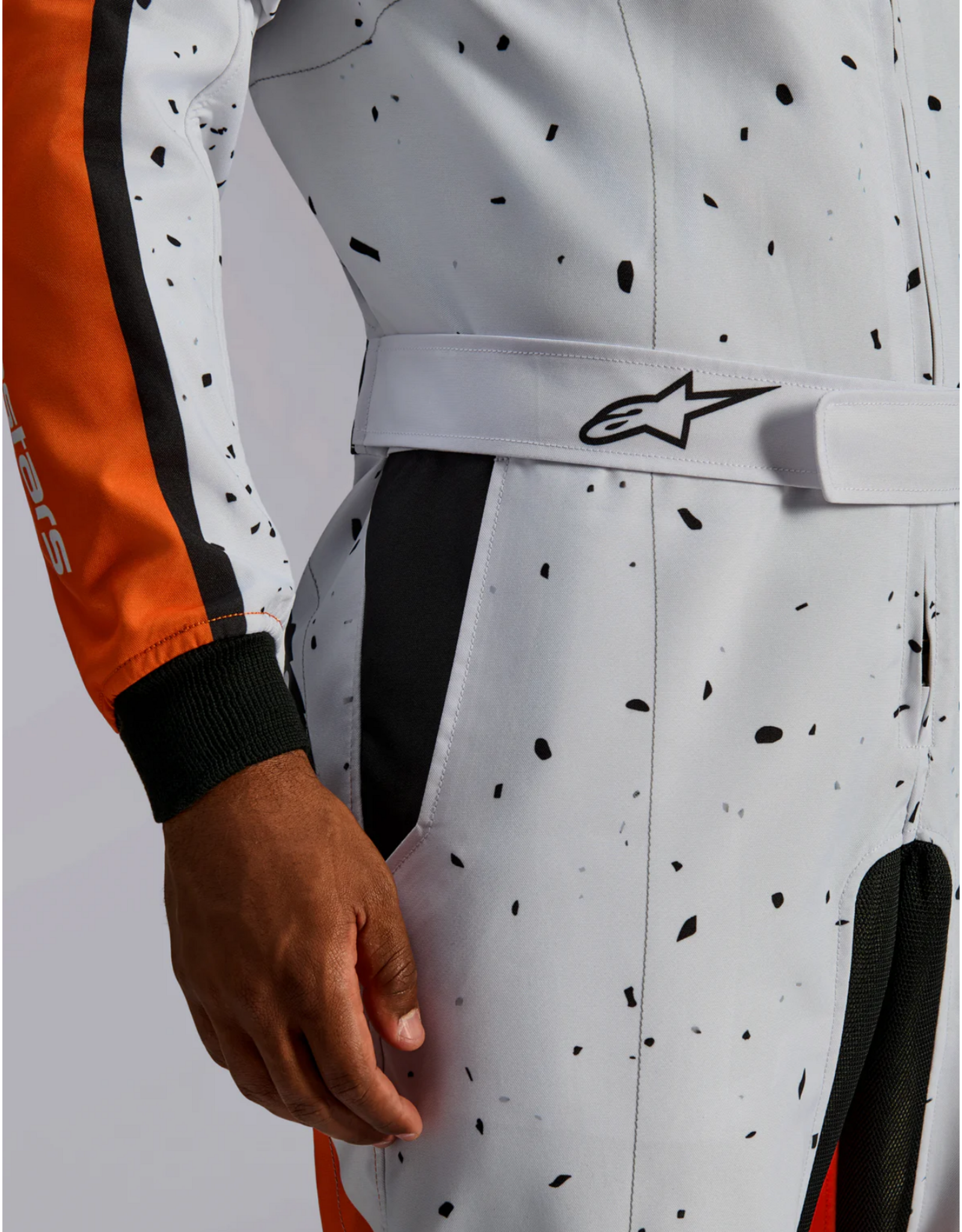 Alpinestars Alpinestars KMX-9 V3 Graphic 6 Wit / oranje / zwart