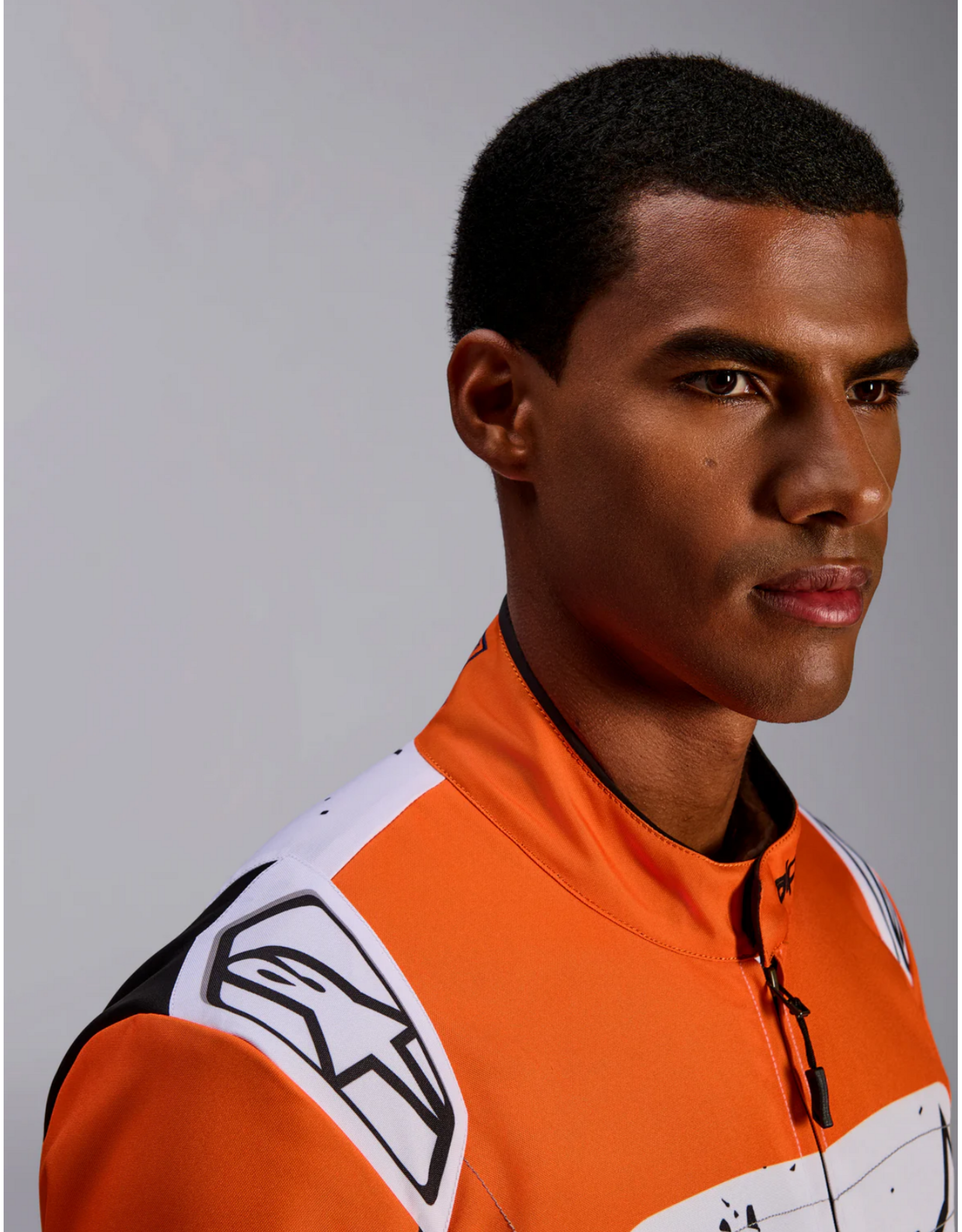 Alpinestars Alpinestars KMX-9 V3 Graphic 6 Wit / oranje / zwart