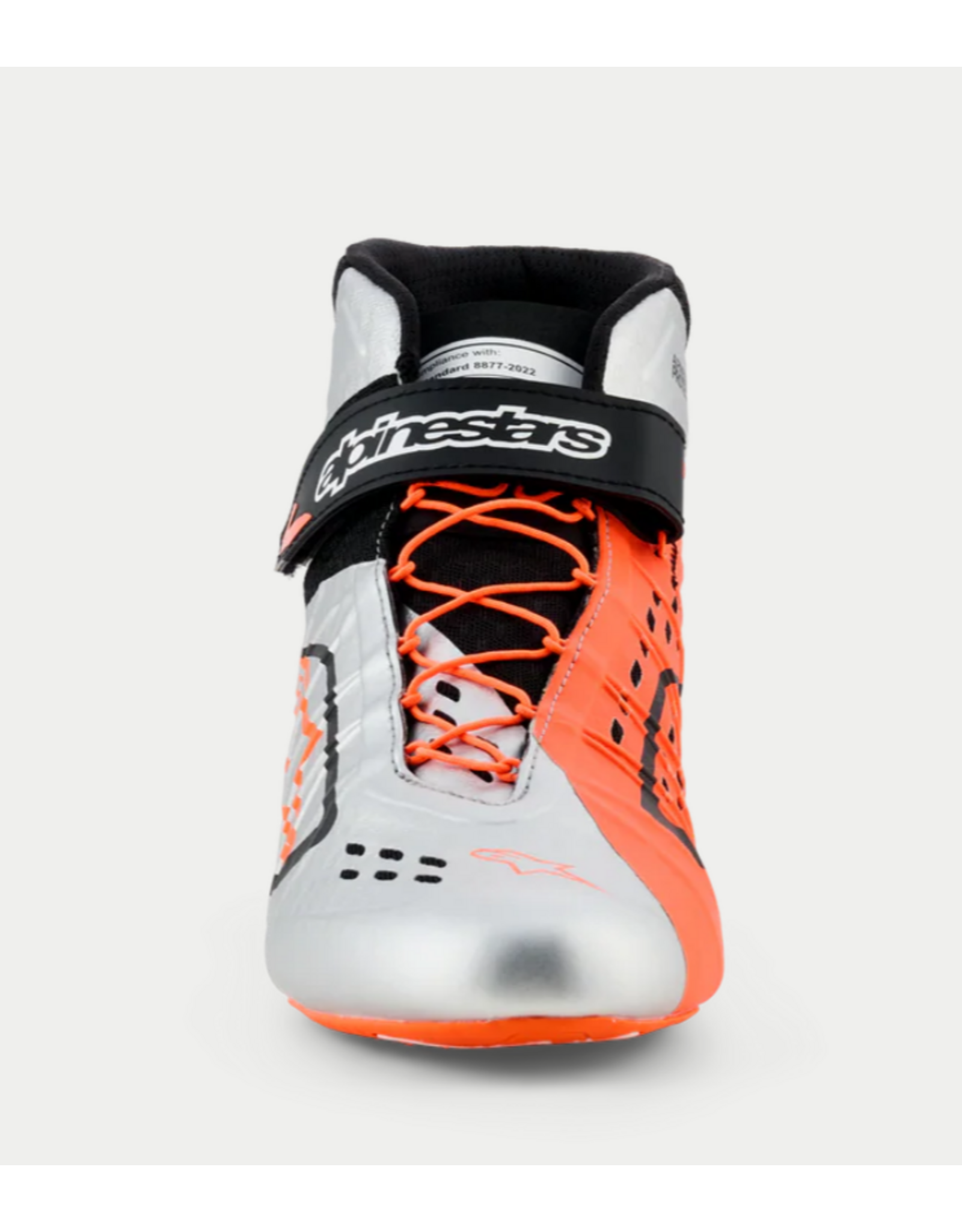 Alpinestars Alpinestars KX V3 Fia gekeurde kart schoenen Oranje / Zilver