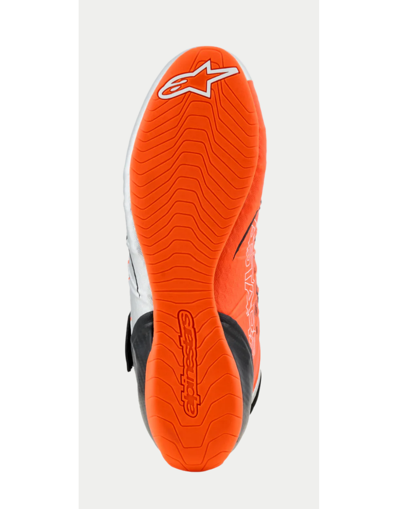 Alpinestars Alpinestars KX V3 Fia gekeurde kart schoenen Oranje / Zilver