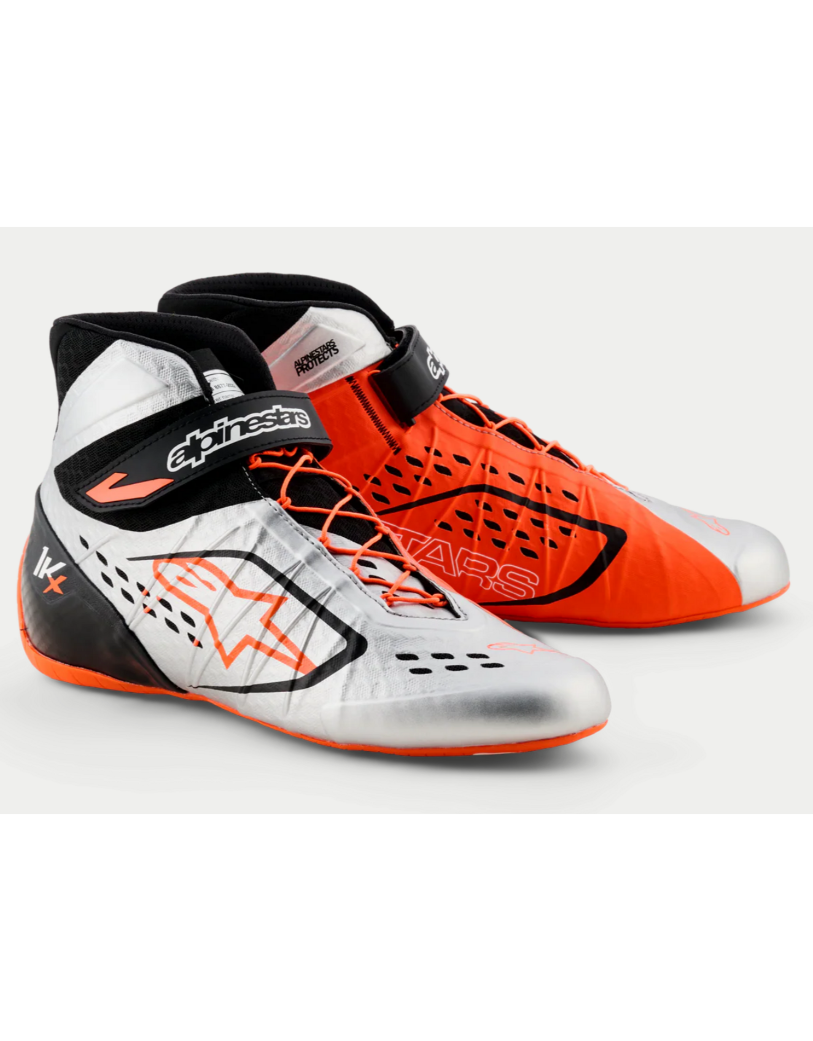 Alpinestars Alpinestars KX V3 fia approved kart shoes Orange / Silver