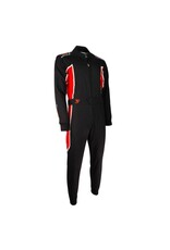 Speed Racewear Speed 2 lagen Overall RS3 Imola zwart / rood /wit