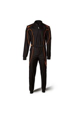 Speed Racewear Speed 2 lagen Overall RS-1 Barcelona zwart/fluor oranje