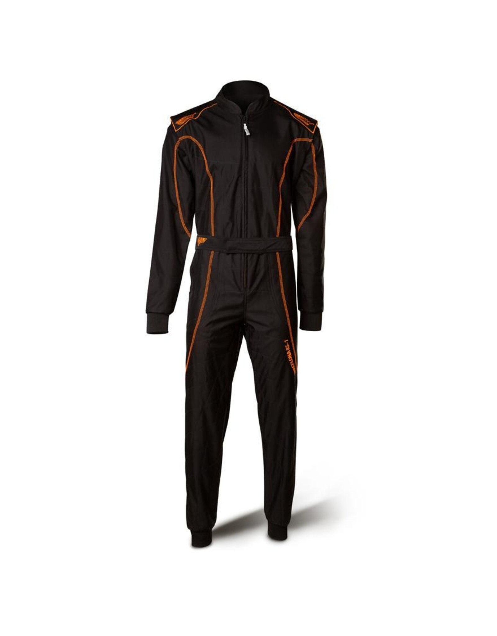 Speed Racewear Speed 2 lagen Overall RS-1 Barcelona zwart/fluor oranje