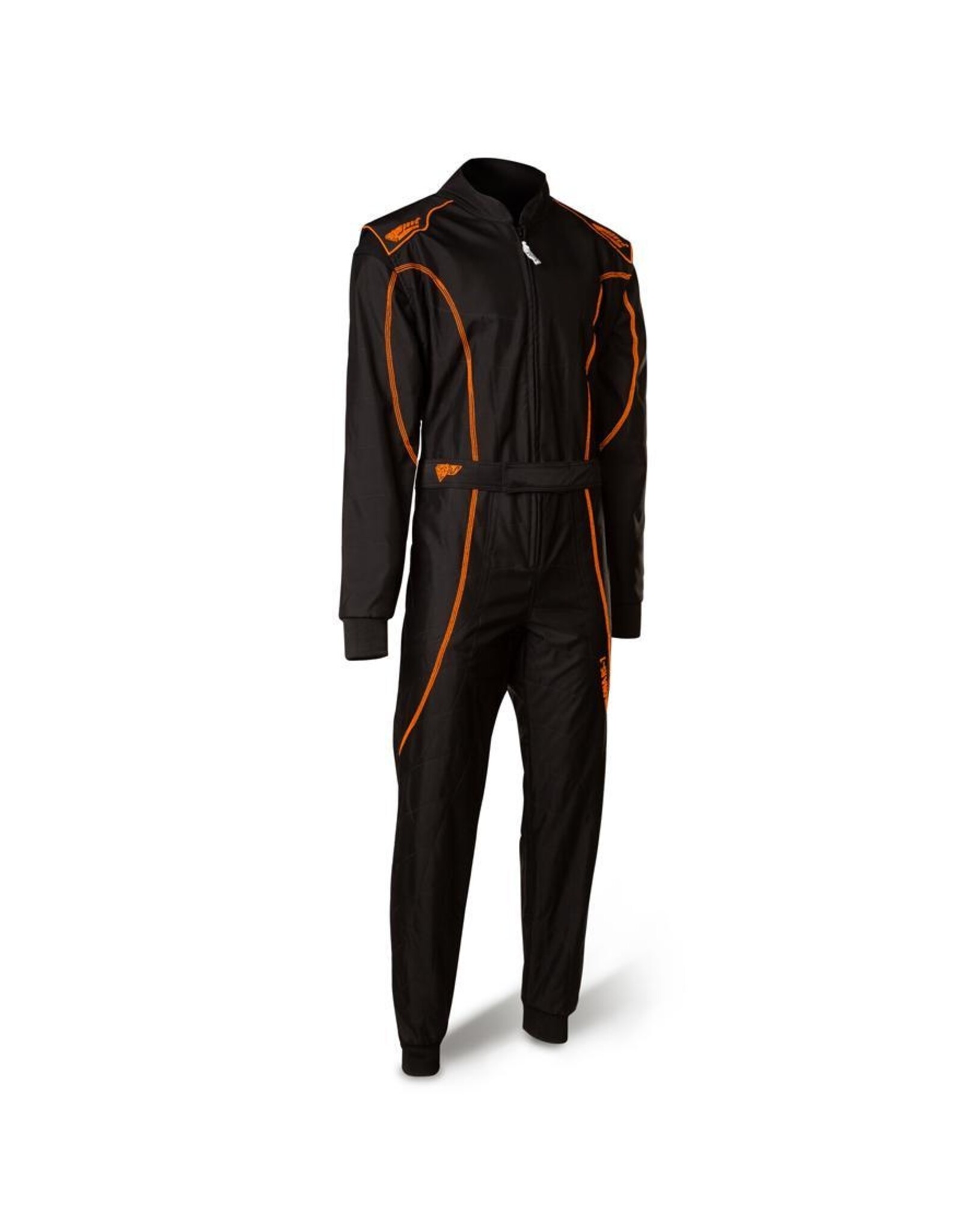 Speed Racewear Speed 2 lagen Overall RS-1 Barcelona zwart/fluor oranje