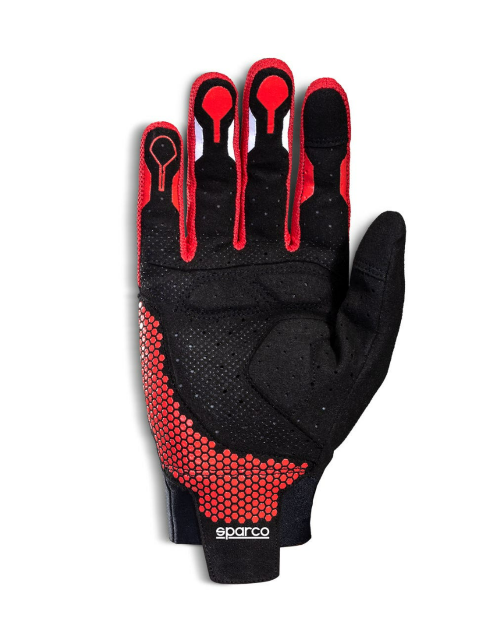 Sparco Sparco Sim racing gloves hypergrip + Zwart / rood