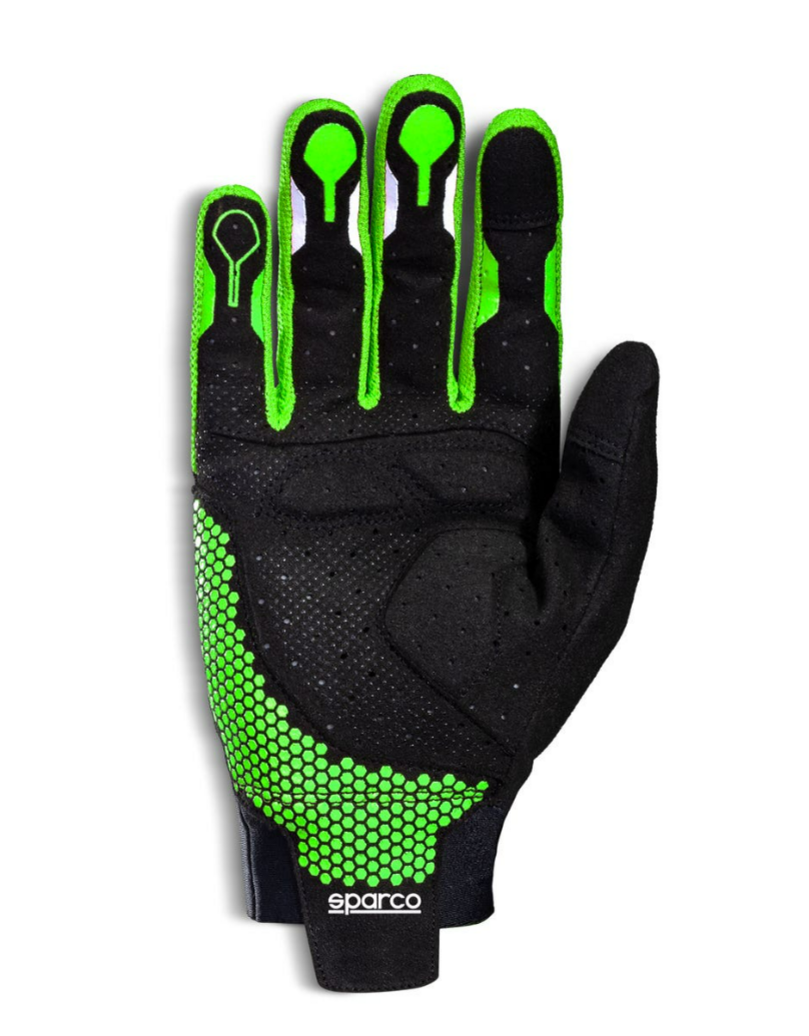 Sparco Sparco Sim racing gloves hypergrip + Black / Fluo Green