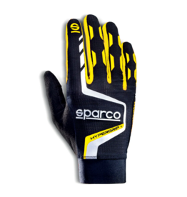 Sparco Sparco Sim racing gloves hypergrip + Black / Fluo Geel