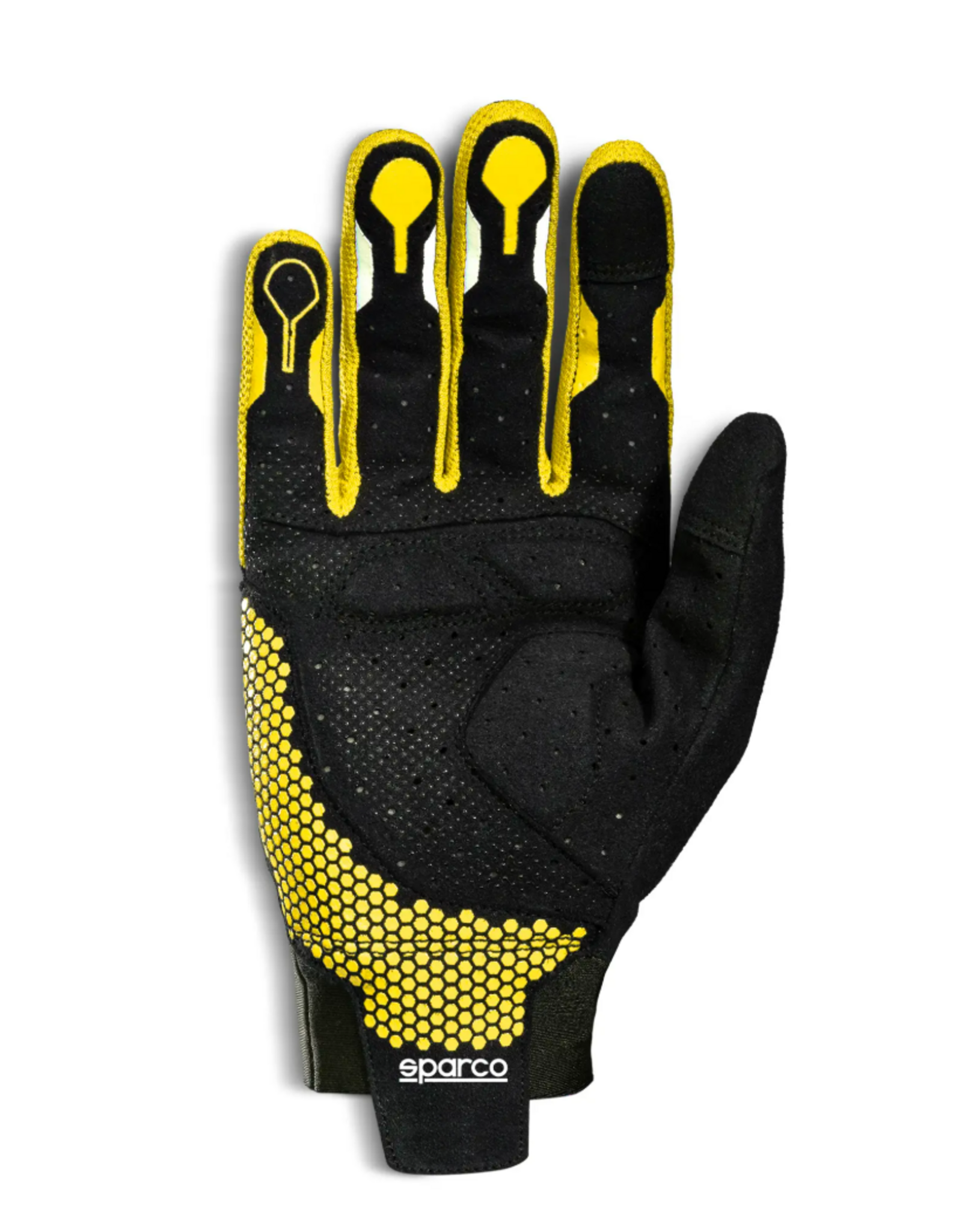 Sparco Sparco Sim racing gloves hypergrip + Zwart / Fluor Geel