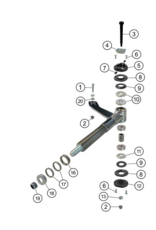 IPK IPK Stub axle excentric fixed plate Bottom CCS
