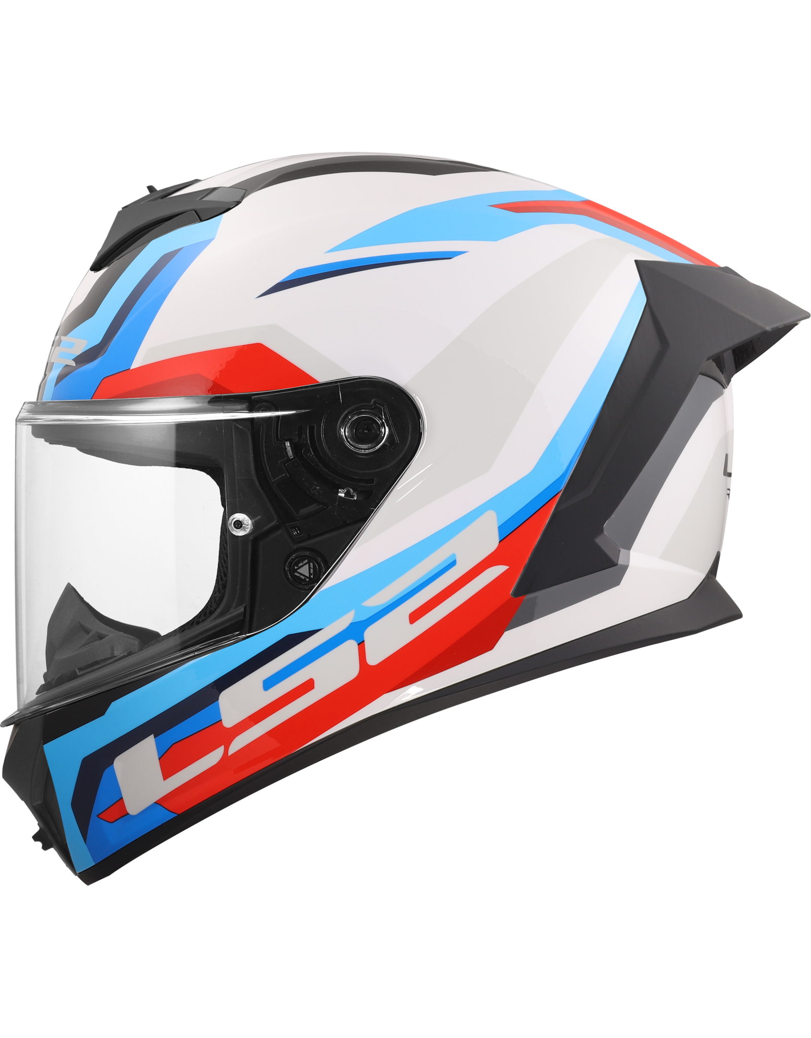 LS2 LS2 FF820 Rapid III Hyper Wit / Blauw / Rood