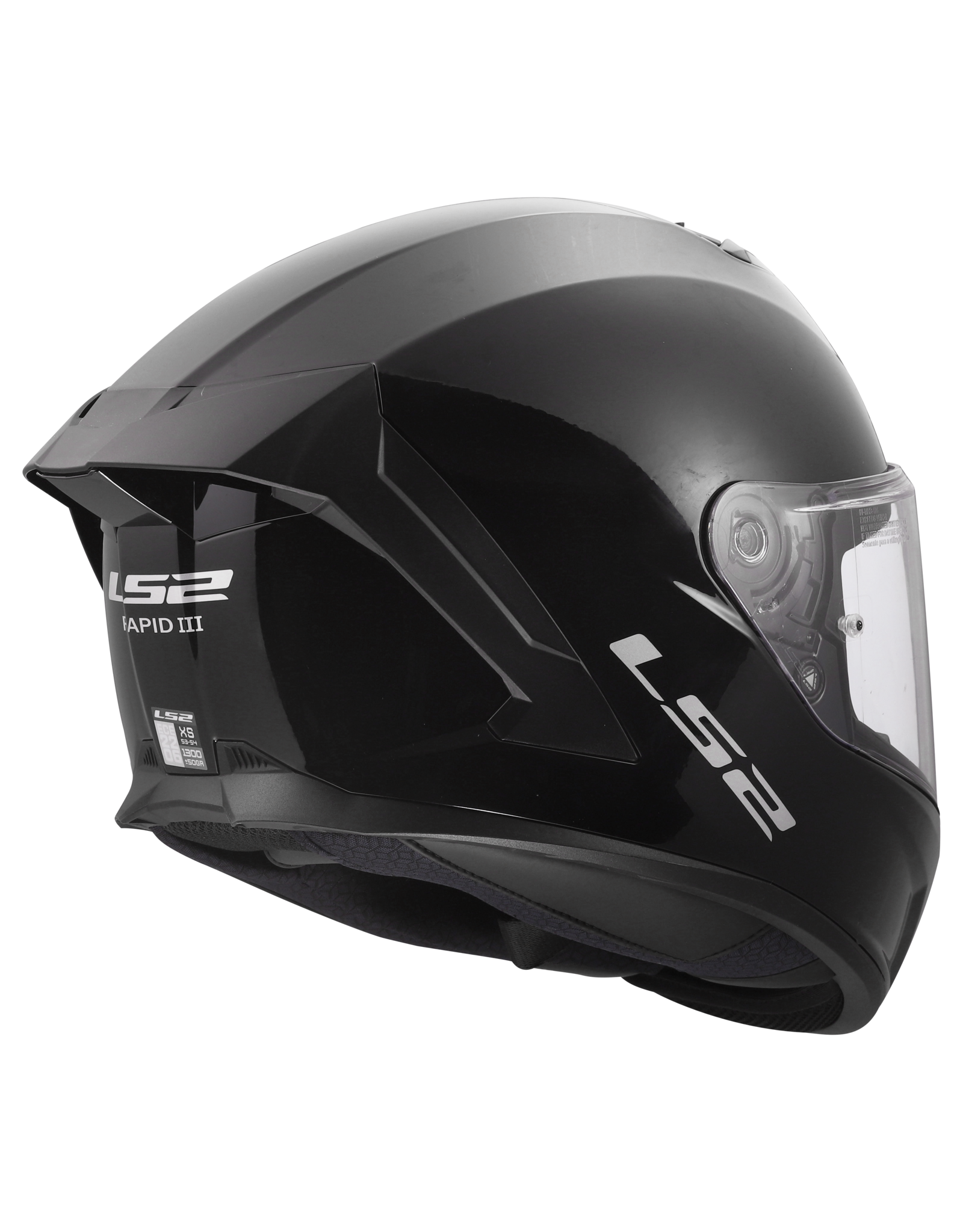 LS2 LS2 FF820 Rapid III Solid Glossy Black