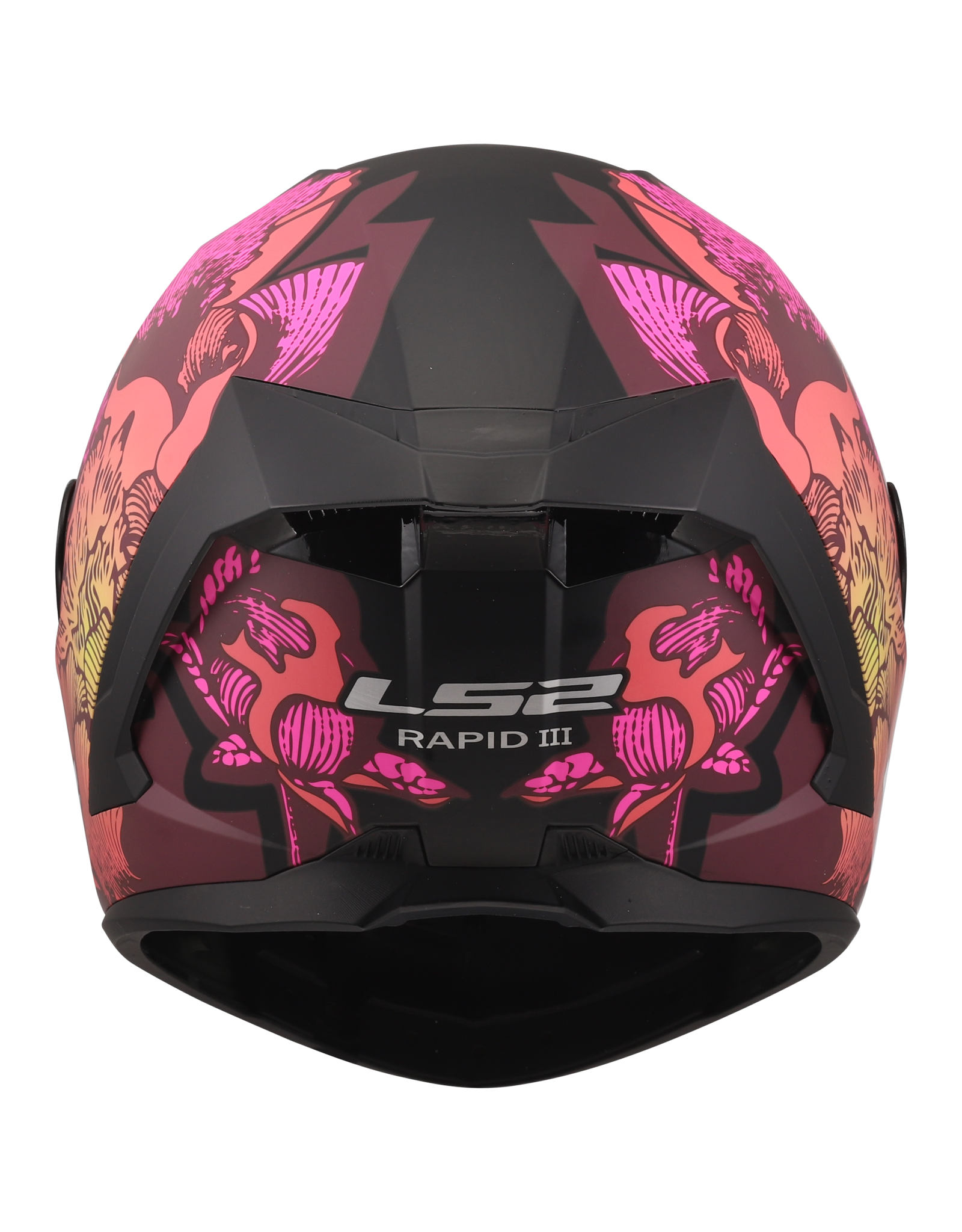 LS2 LS2 FF820 Rapid III Poppies Black / pink