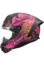 LS2 LS2 FF820 Rapid III Poppies Black / pink