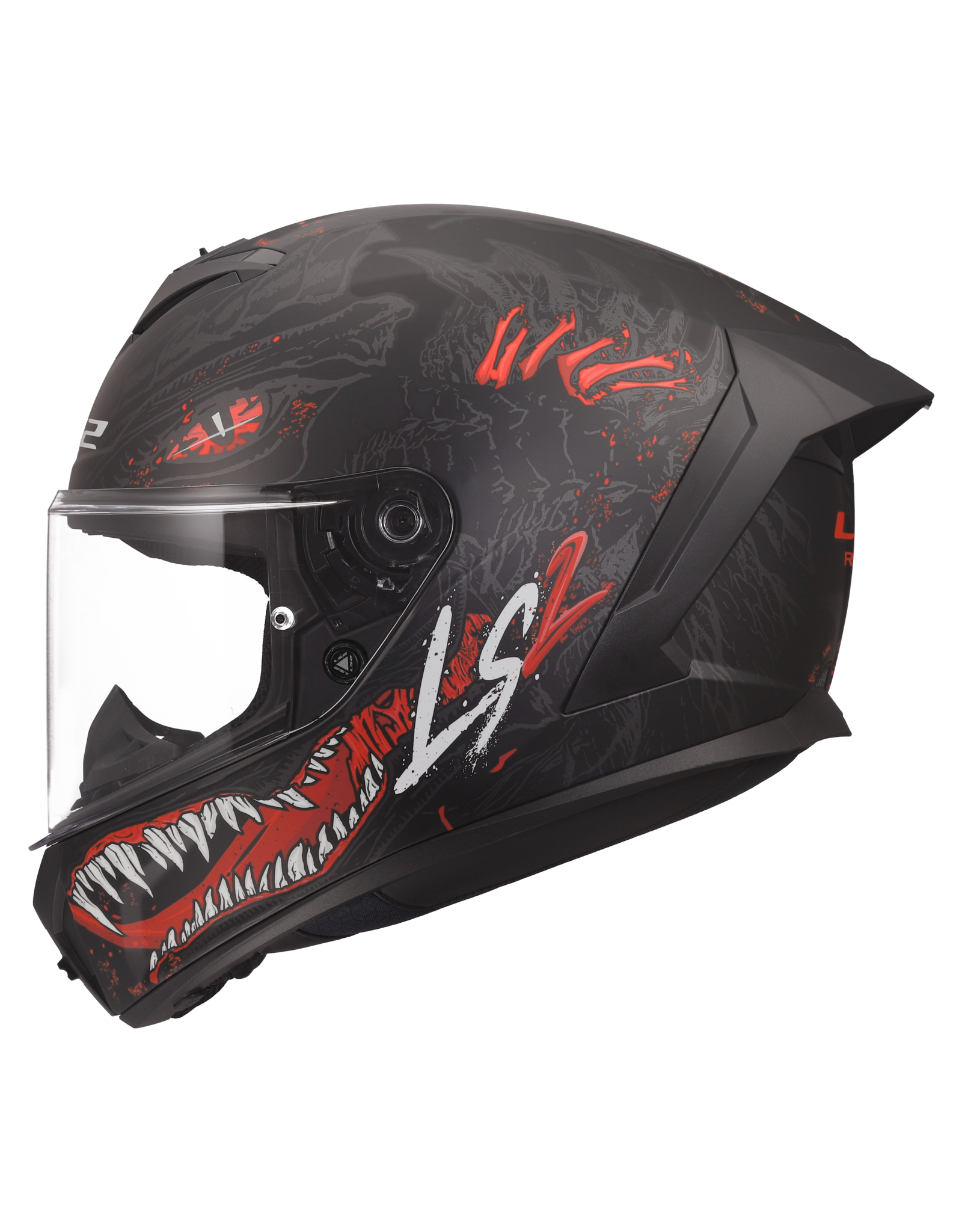 LS2 LS2 FF820 Rapid III Kaiju Matt black / Red