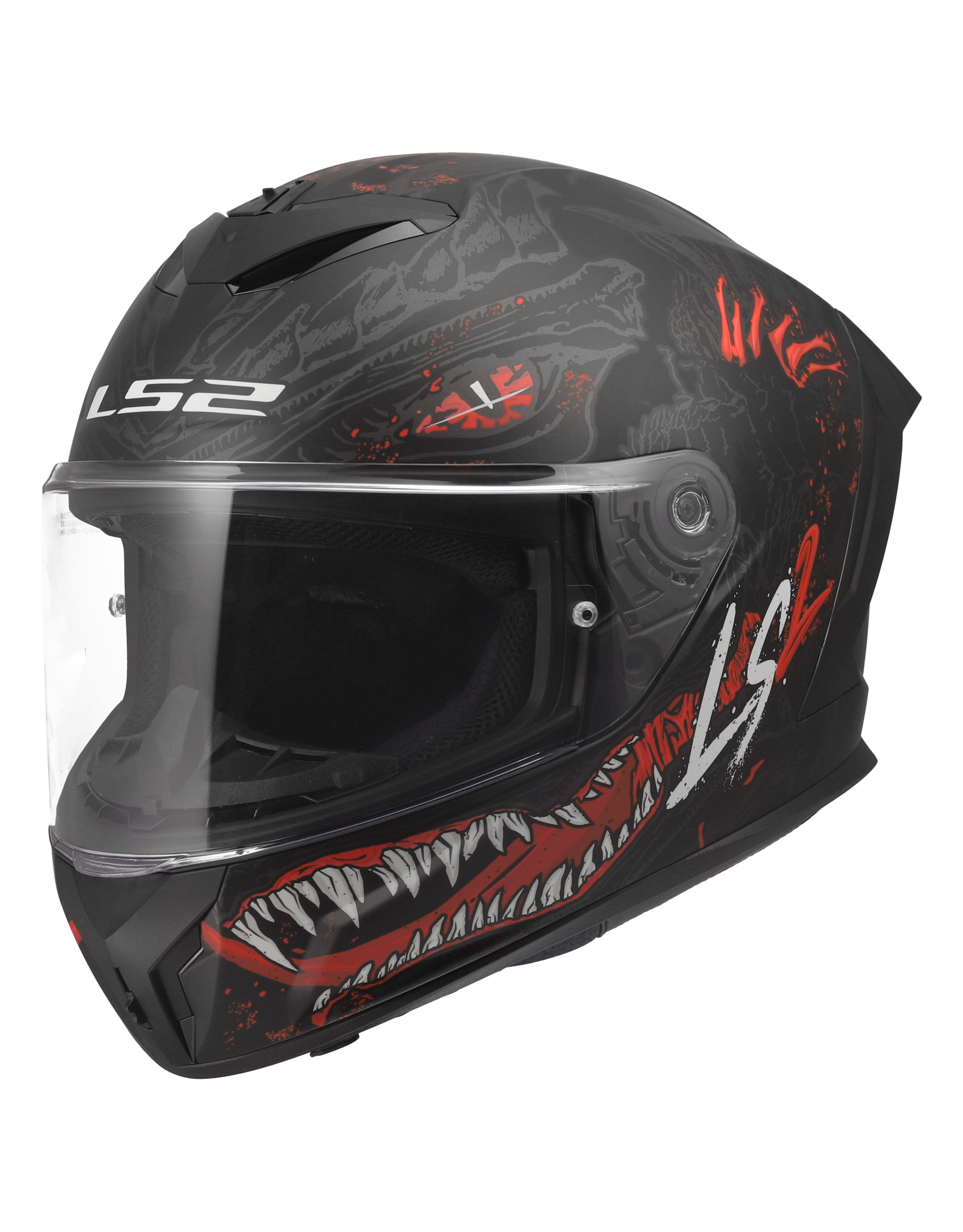 LS2 LS2 FF820 Rapid III Kaiju Matt black / Red