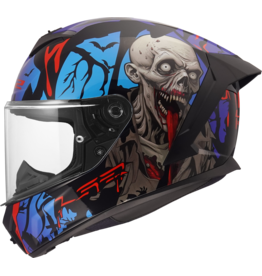LS2 LS2 FF820 Rapid III Zombie Black / red /  blue