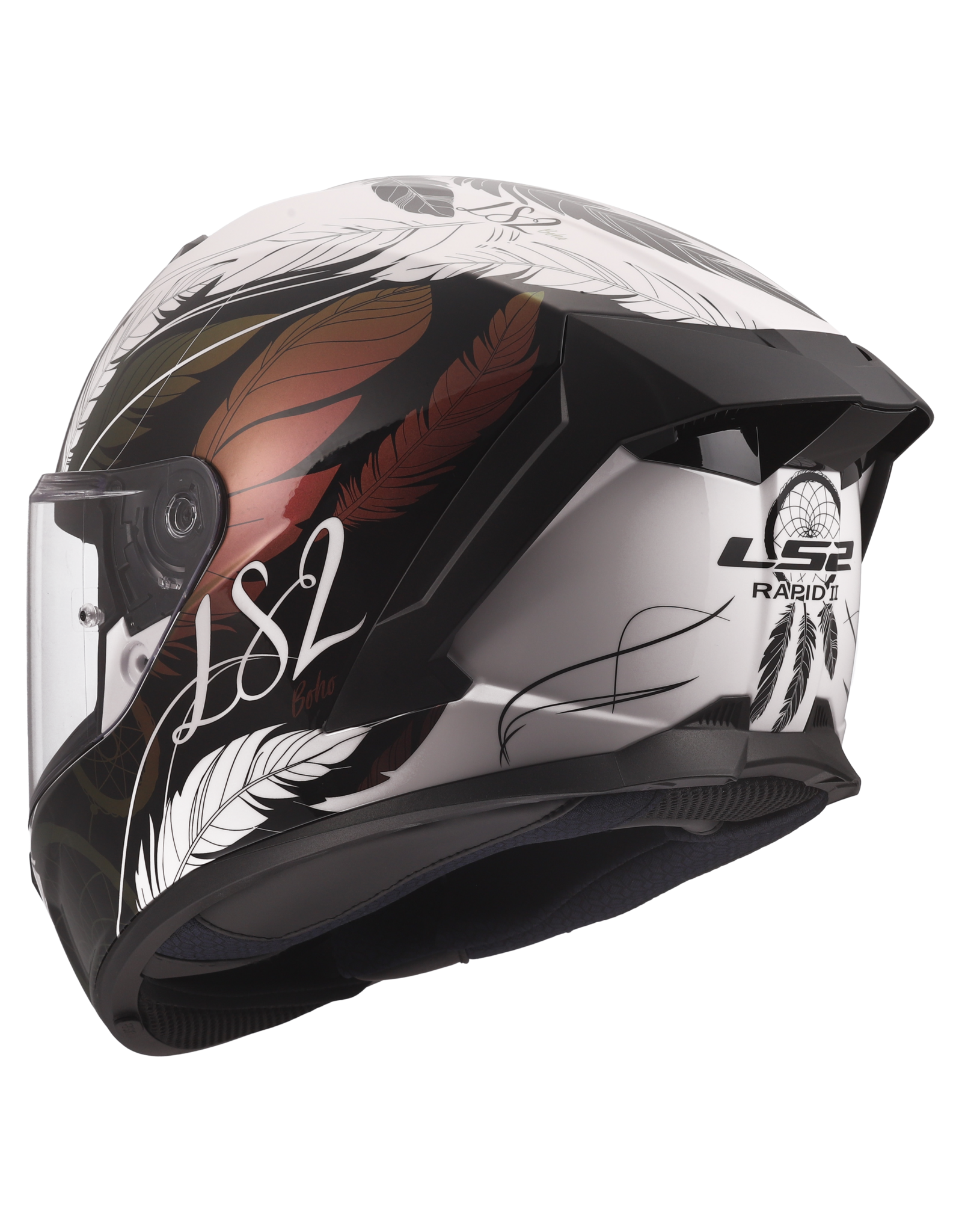 LS2 LS2 FF820 Rapid III Boho White / Black / Pink