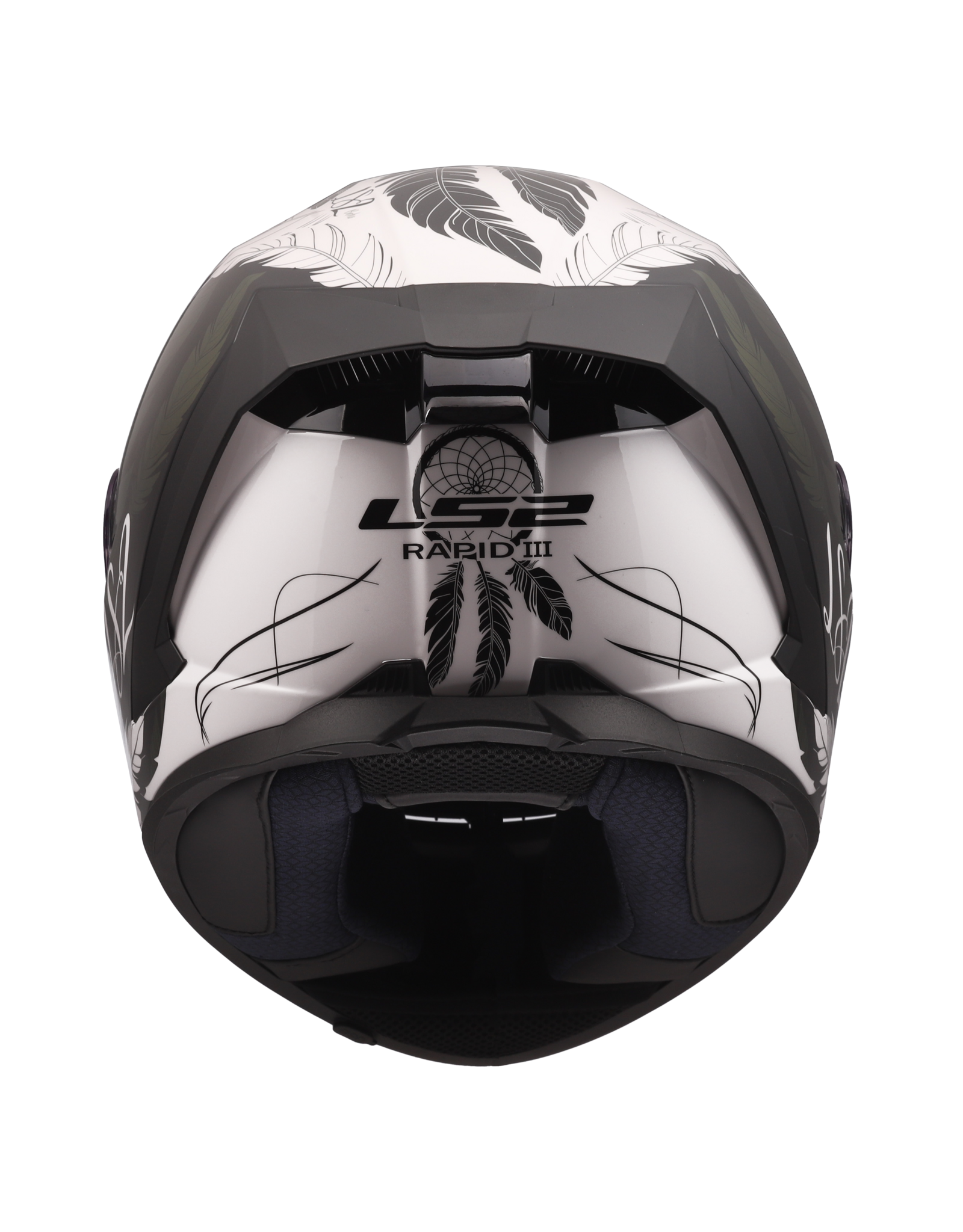 LS2 LS2 FF820 Rapid III Boho Wit / Zwart / Roze