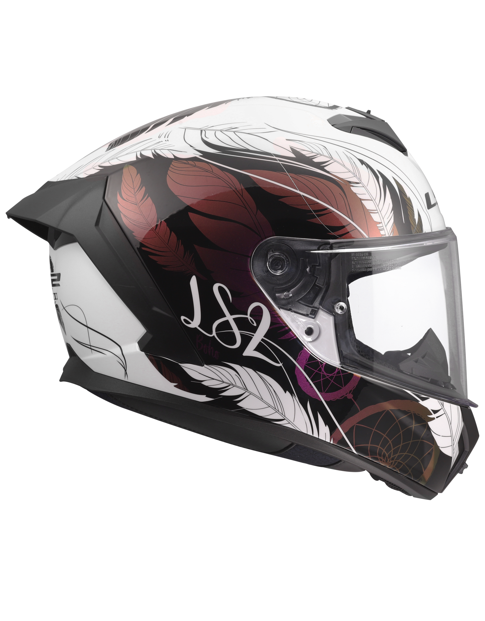 LS2 LS2 FF820 Rapid III Boho White / Black / Pink