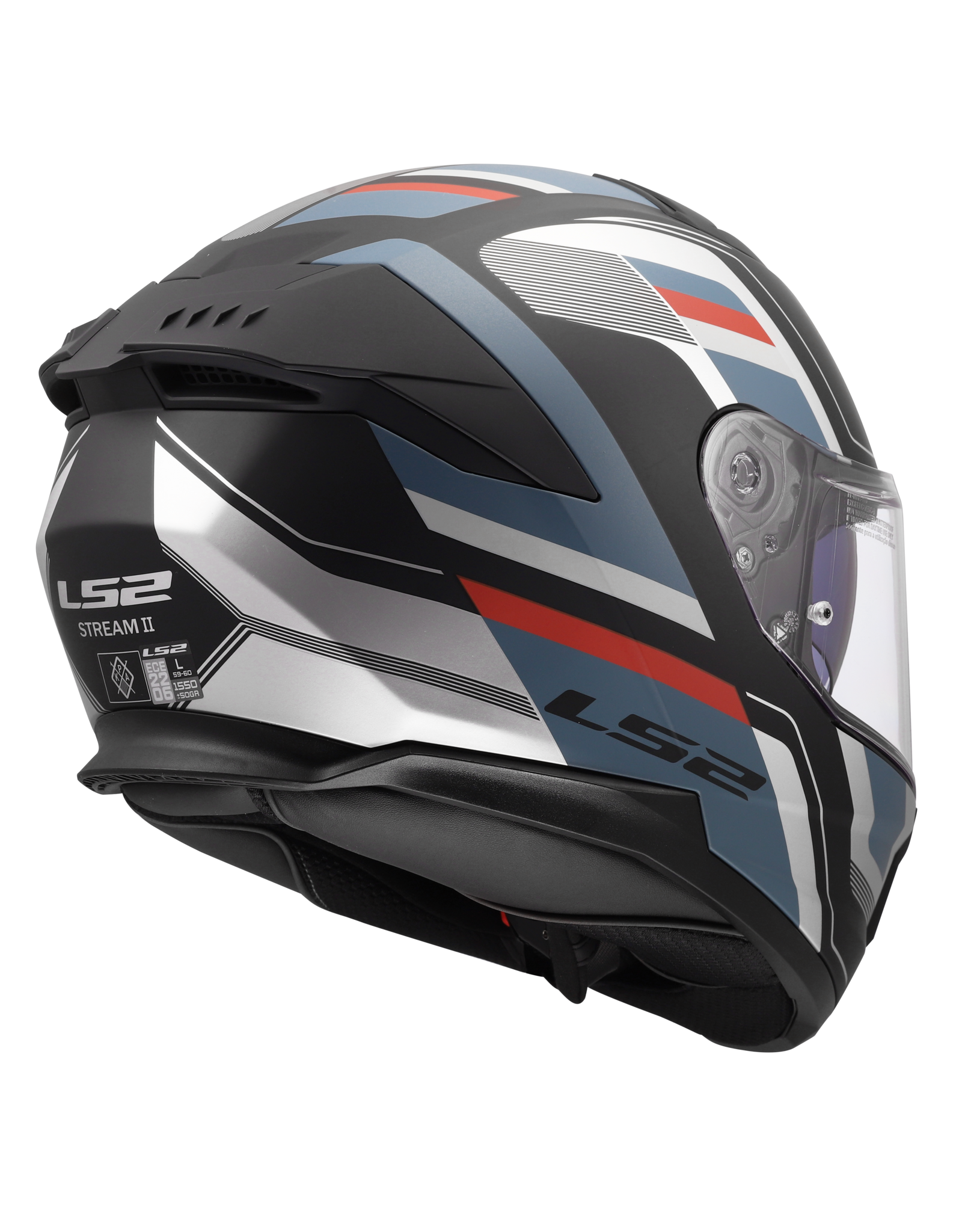 LS2 LS2 FF808 Stream II Vintage matt black / Blue