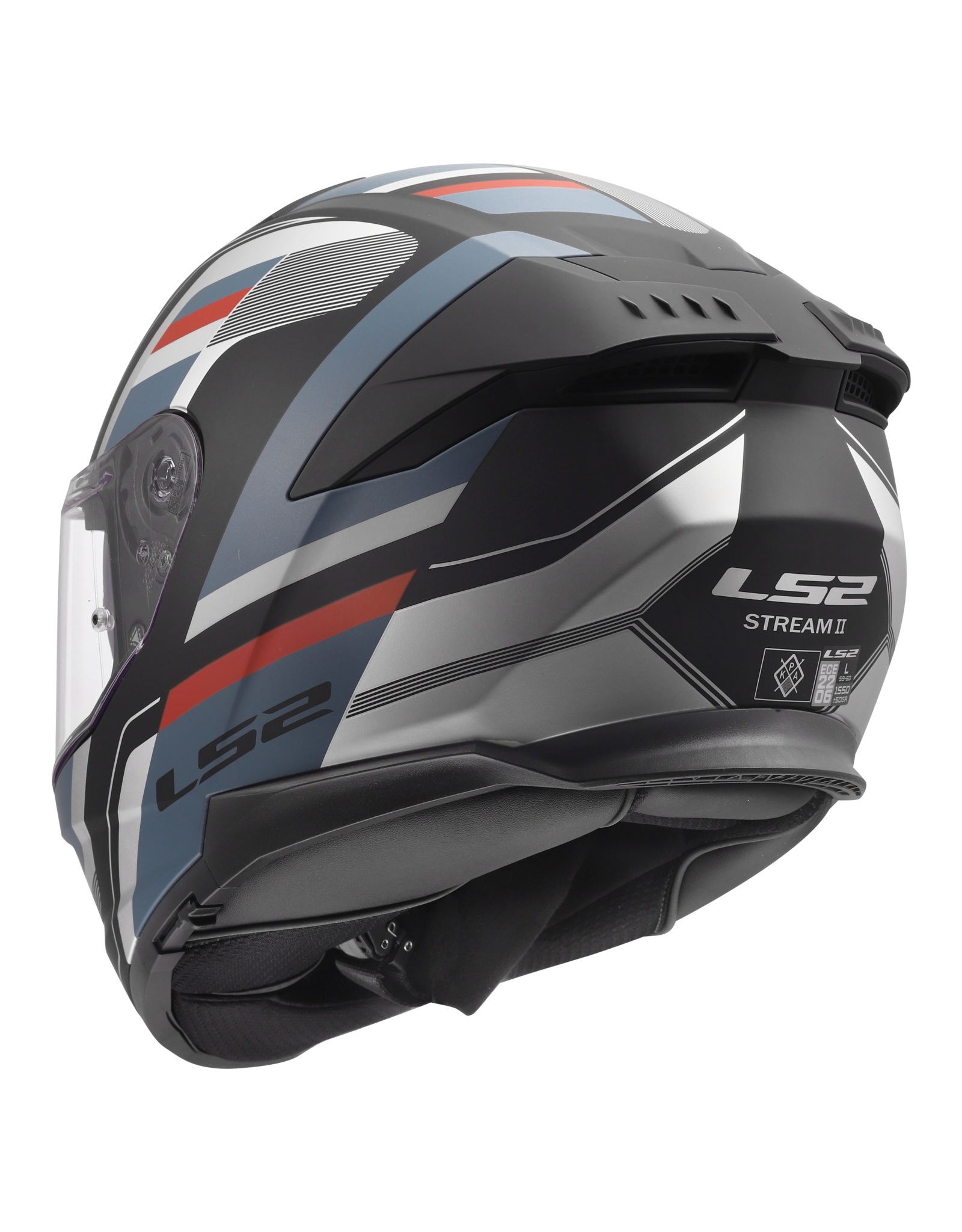 LS2 LS2 FF808 Stream II Vintage matt black / Blue