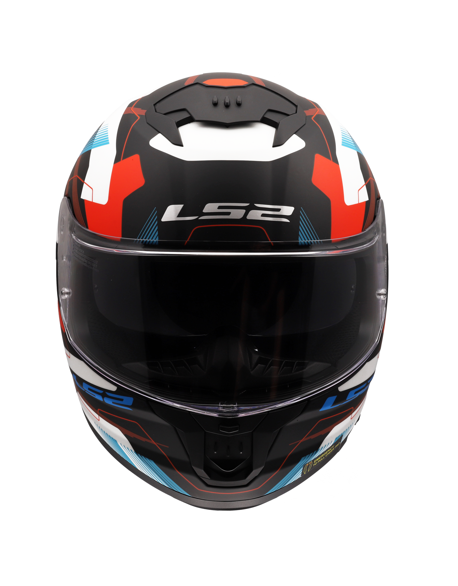 LS2 LS2 FF808 Stream II Mika White / Blue / Red