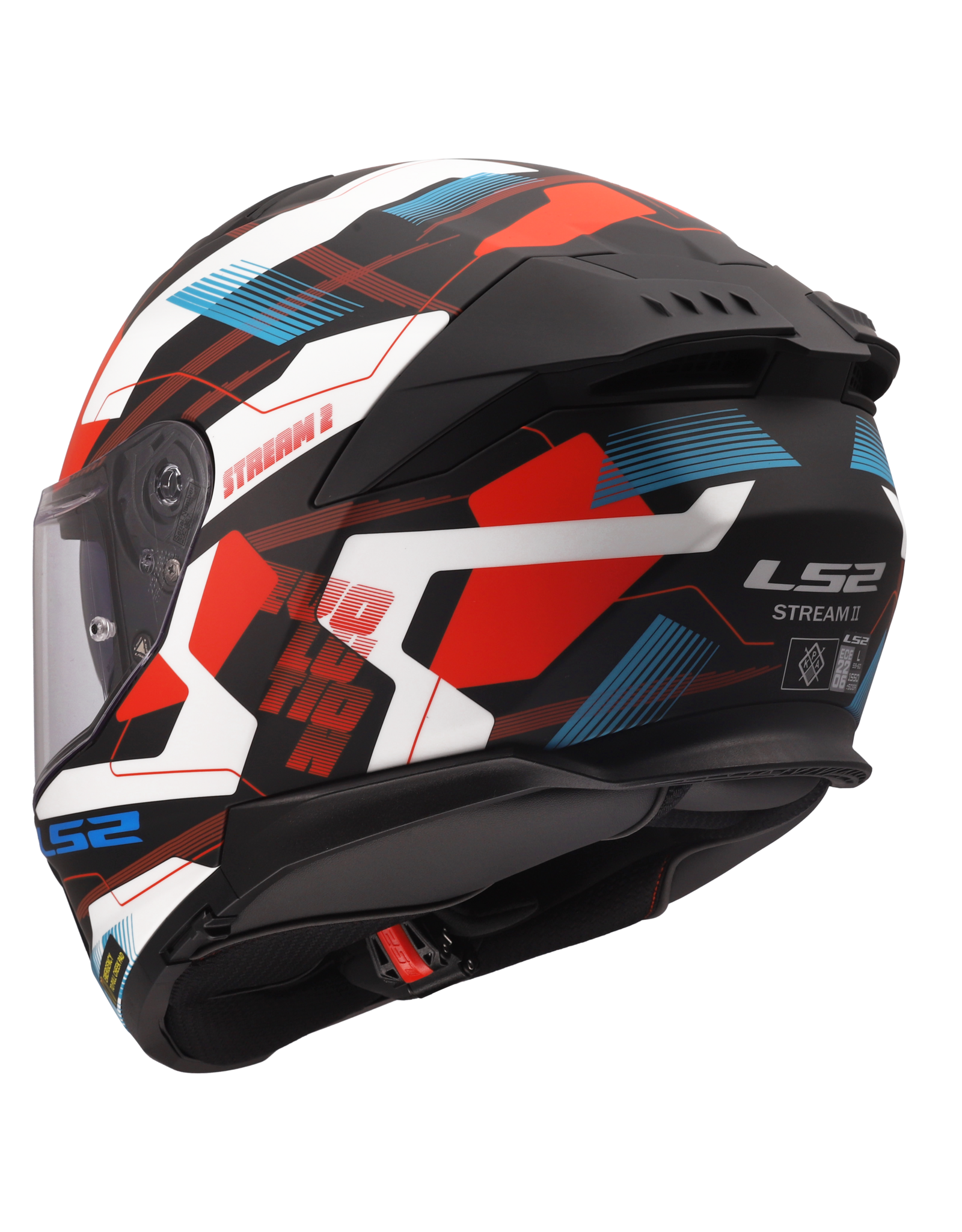 LS2 LS2 FF808 Stream II Mika White / Blue / Red