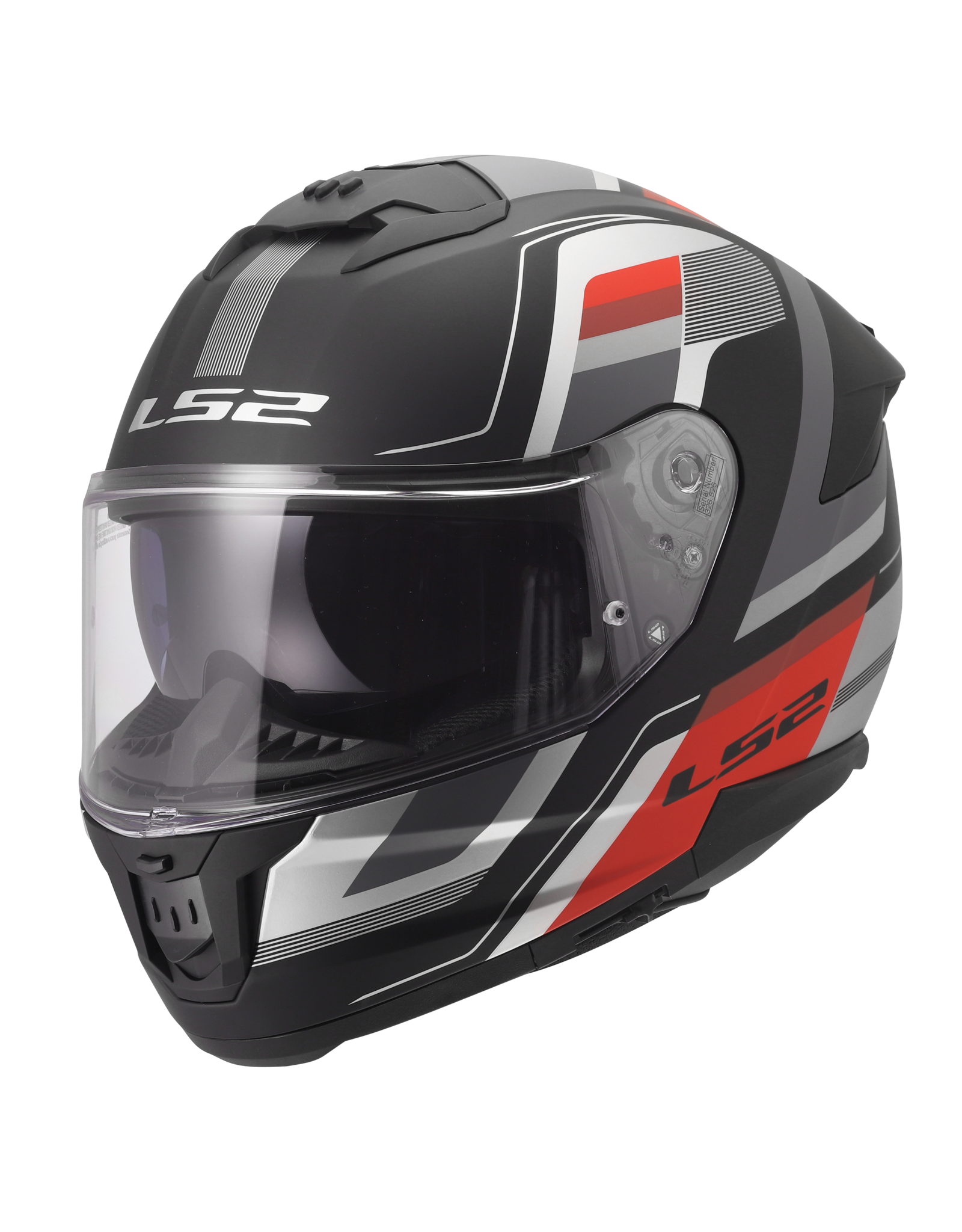 LS2 LS2 FF808 Stream II Vintage matt black / Red